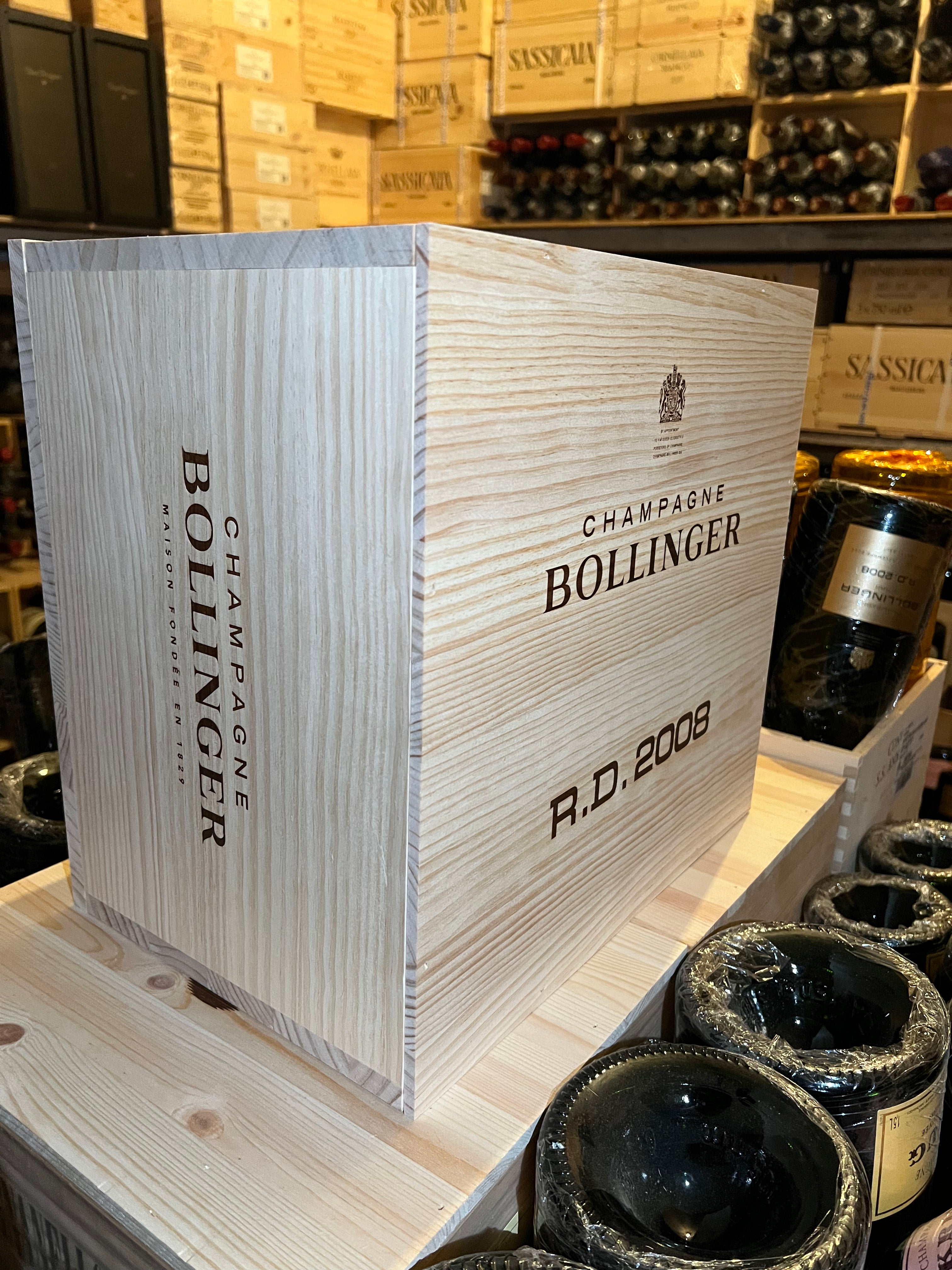Bollinger RD 2008 Cassa Legno 6 Bottiglie