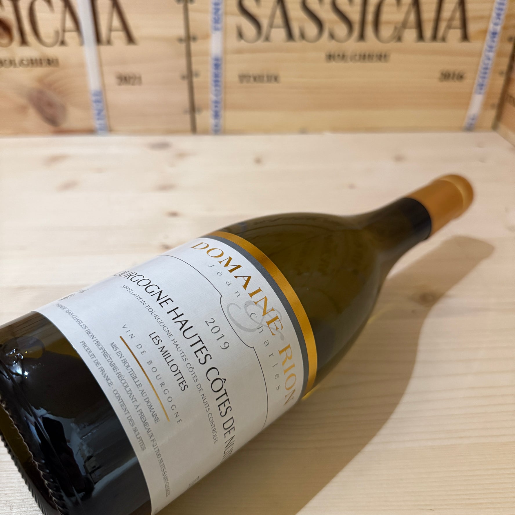 Bourgogne Hautes Cotes de Nuits Blanc 2019 Les Millottes Domaine Rion