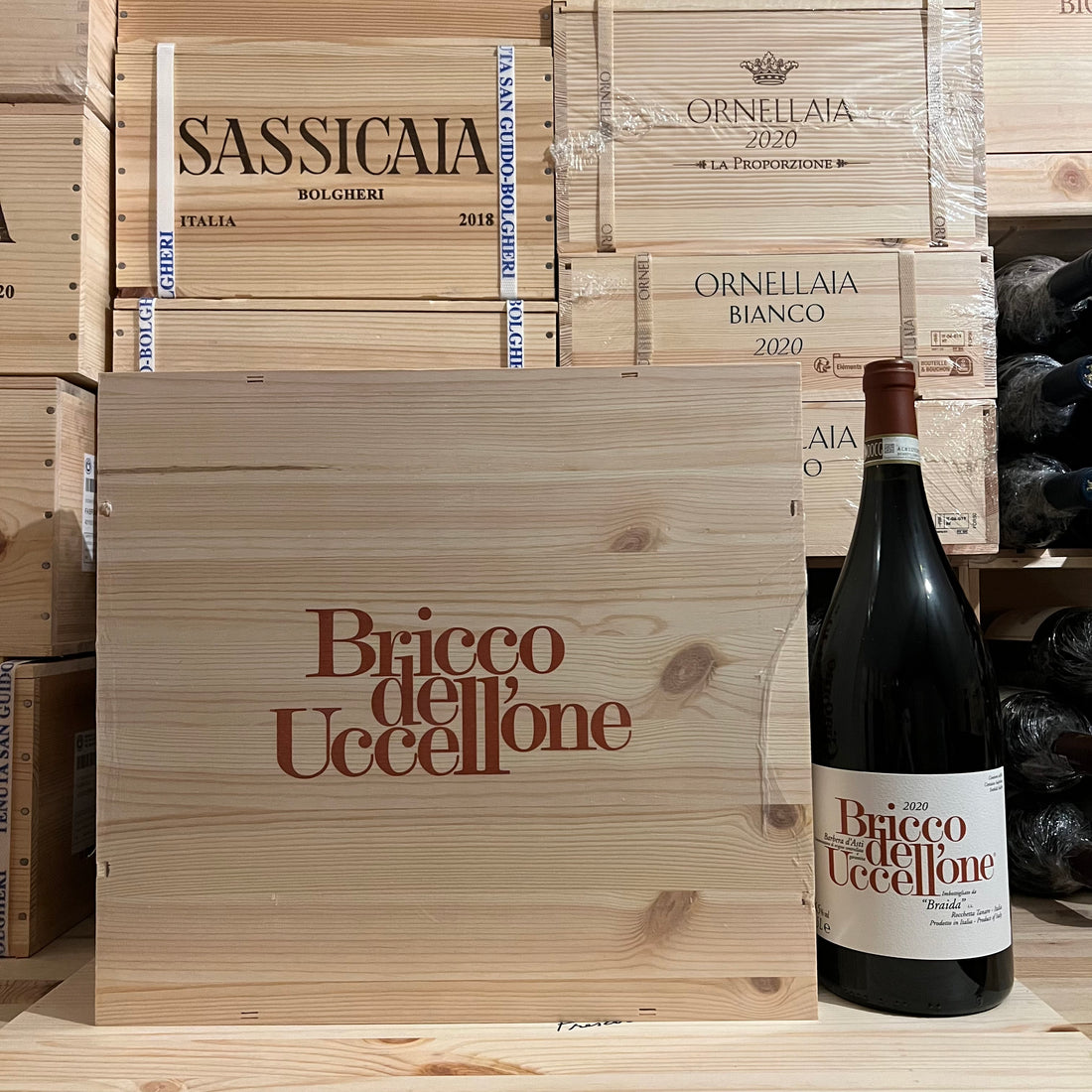 Bricco dell'Uccellone 2020 Magnum Braida Cassa Legno 3 Bottiglie