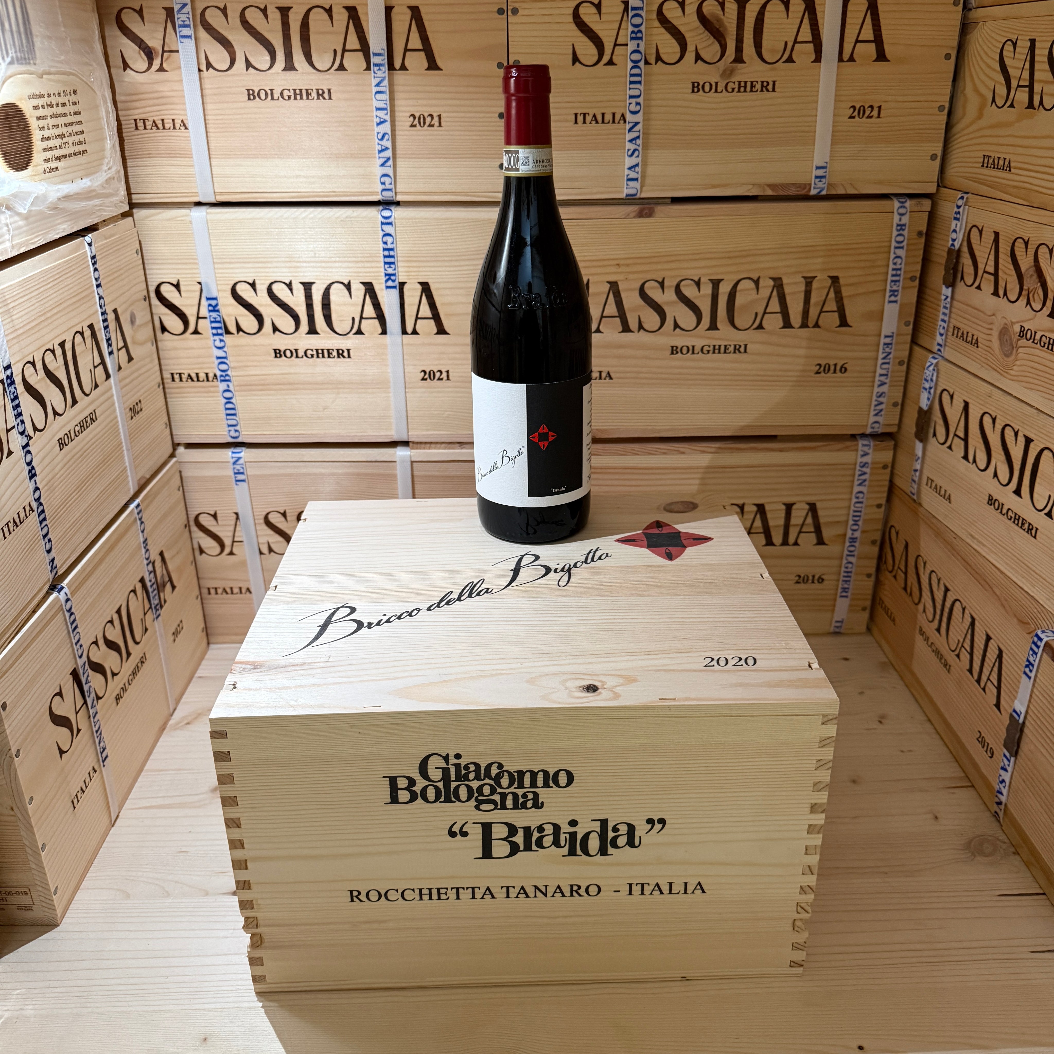 Bricco della Bigotta 2020 Barbera d'Asti DOCG Braida - Cassa Legno 6 Bottiglie