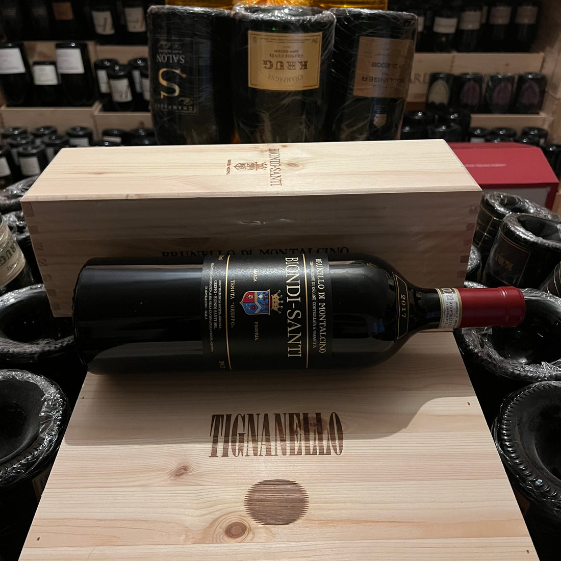 Brunello Biondi Santi 2017 Magnum in Cassa Legno