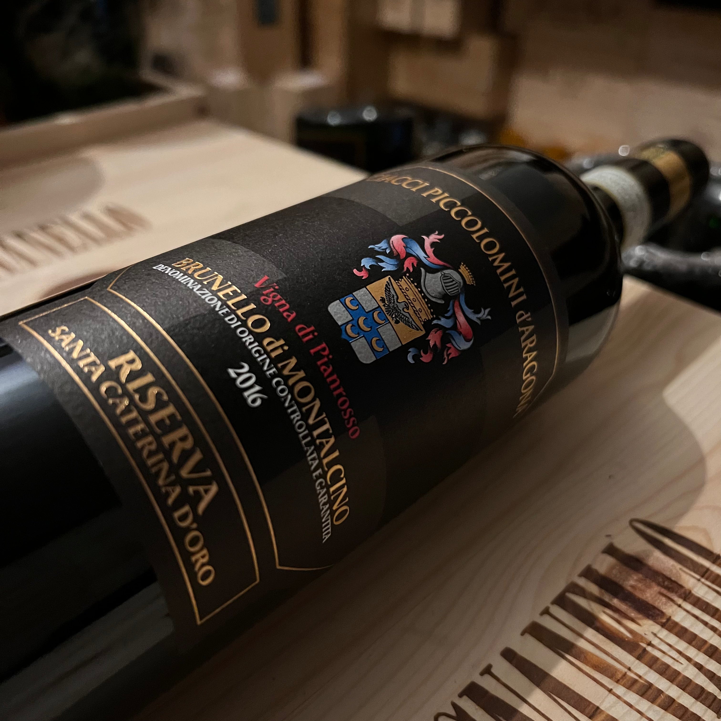 Brunello di Montalcino 2016 DOCG Ciacci Piccolomini d'Aragona Vigna di Pianrosso Riserva Santa Caterina d'Oro