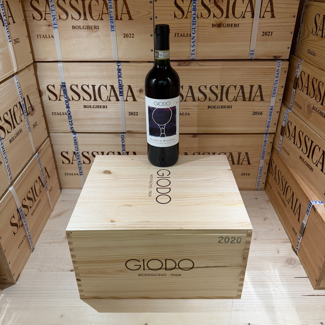 Brunello di Montalcino 2020 Giodo - Cassa Legno 6 Bottiglie