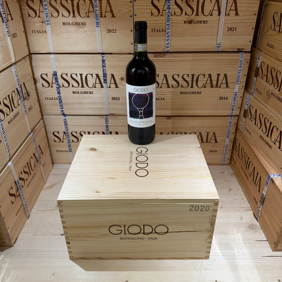 Brunello di Montalcino 2020 Giodo - Cassa Legno 6 Bottiglie