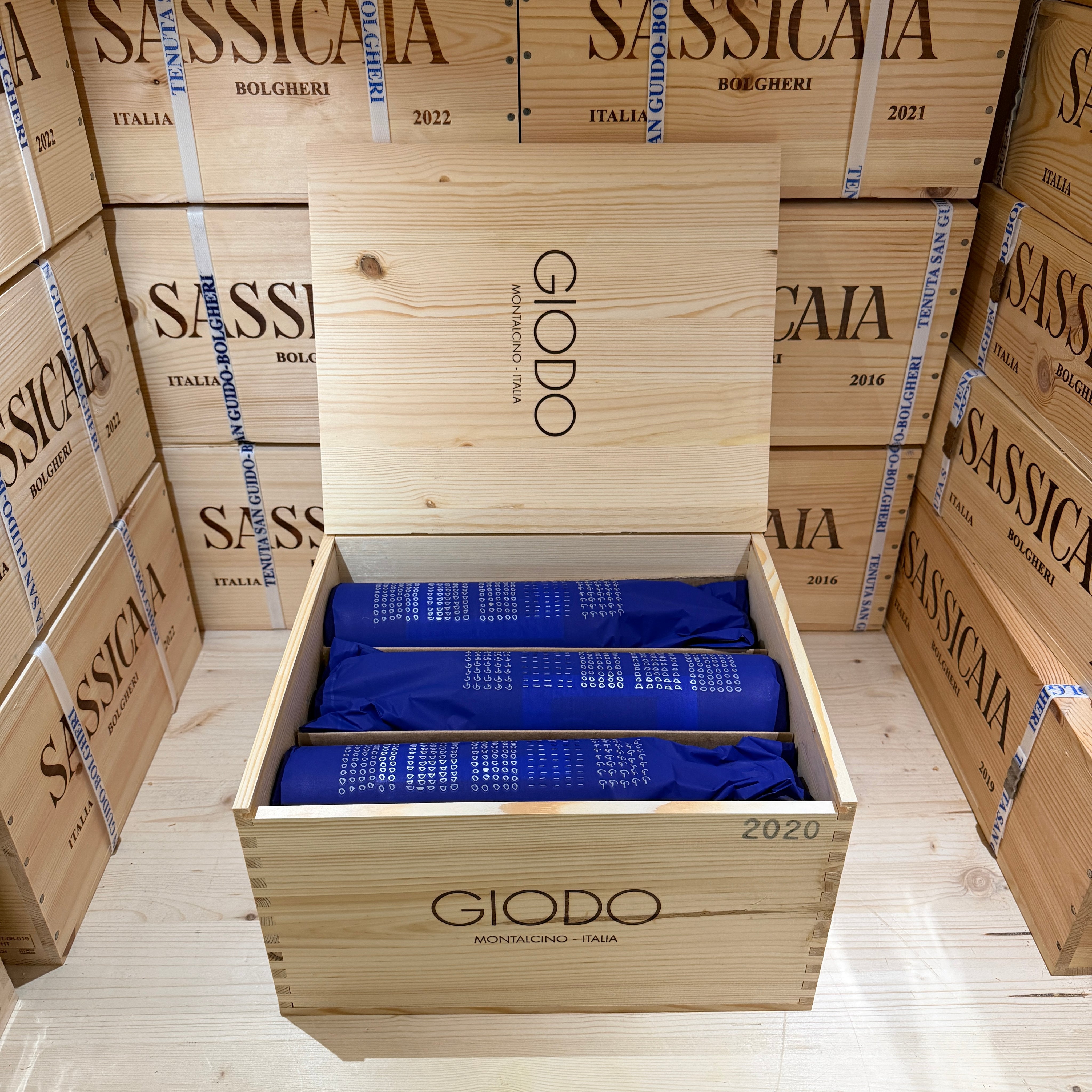 Brunello di Montalcino 2020 Giodo - Cassa Legno 6 Bottiglie