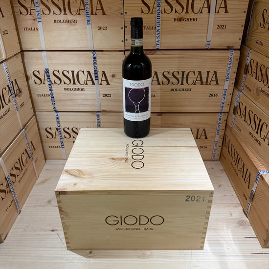 Brunello di Montalcino 2021 Giodo - Cassa Legno 6 Bottiglie