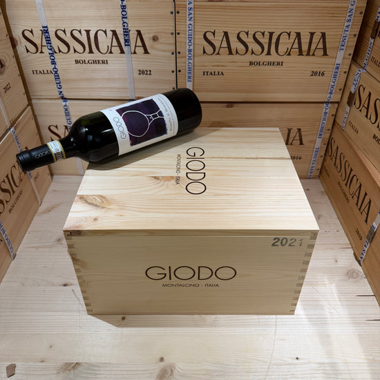 Brunello di Montalcino 2021 Giodo - Cassa Legno 6 Bottiglie