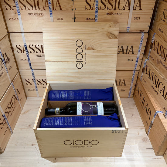 Brunello di Montalcino 2021 Giodo - Cassa Legno 6 Bottiglie