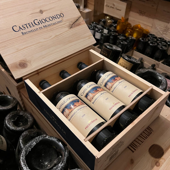 Brunello di Montalcino Castelgiocondo 2019 Marchesi Frescobaldi - Cassa Legno 3 Bottiglie
