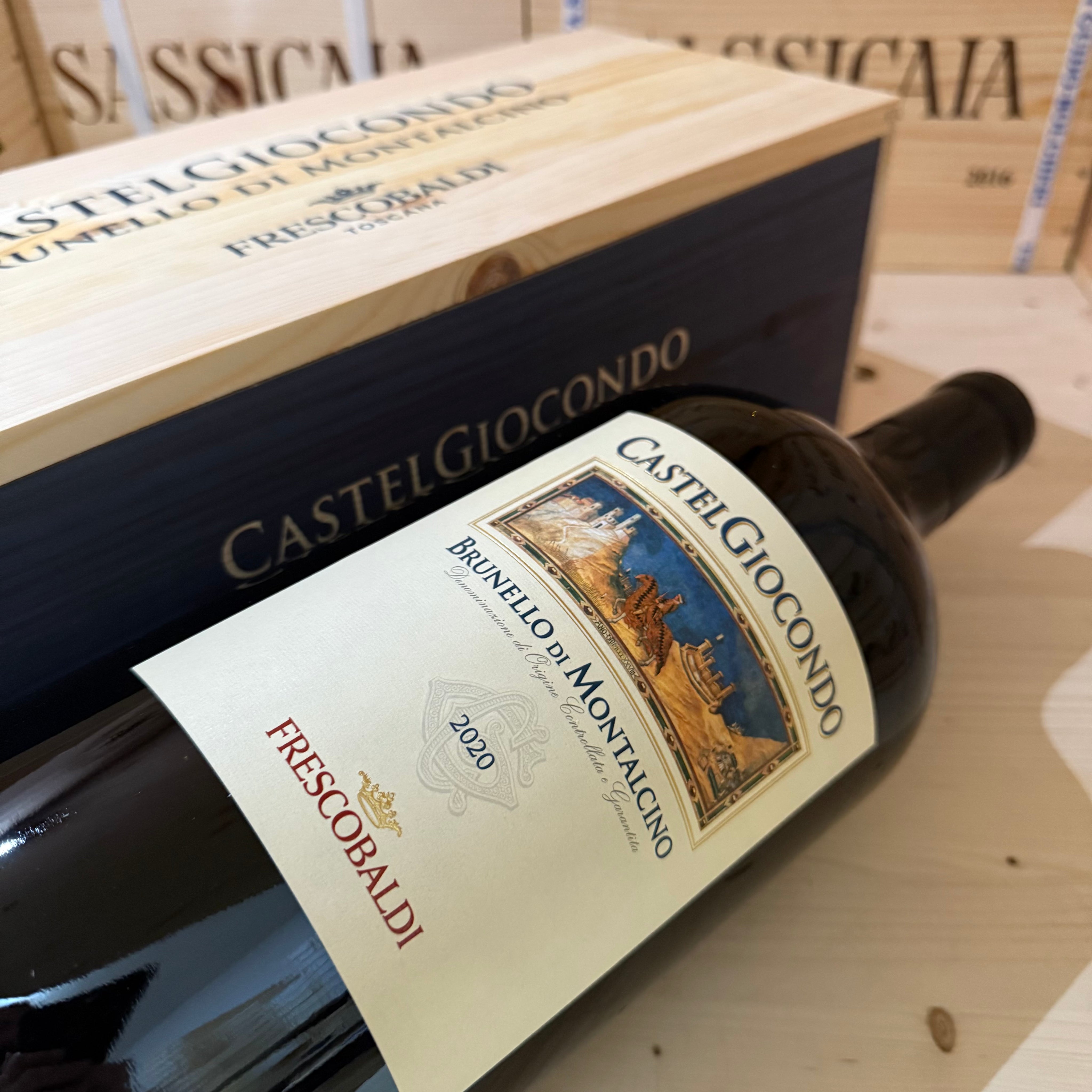 Brunello di Montalcino Castelgiocondo 2020 Jeroboam Marchesi Frescobaldi - in Cassa Legno