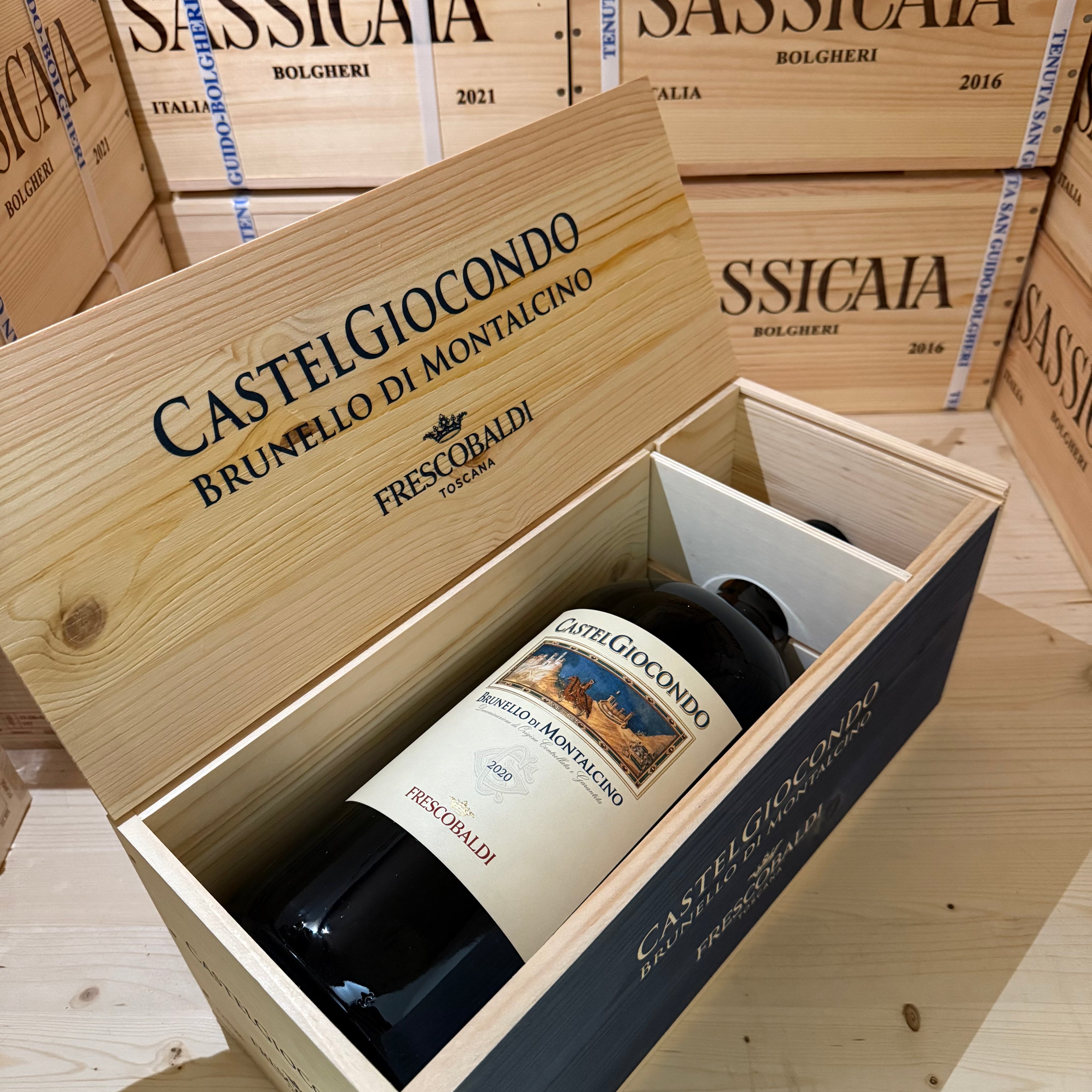 Brunello di Montalcino Castelgiocondo 2020 Jeroboam Marchesi Frescobaldi - in Cassa Legno