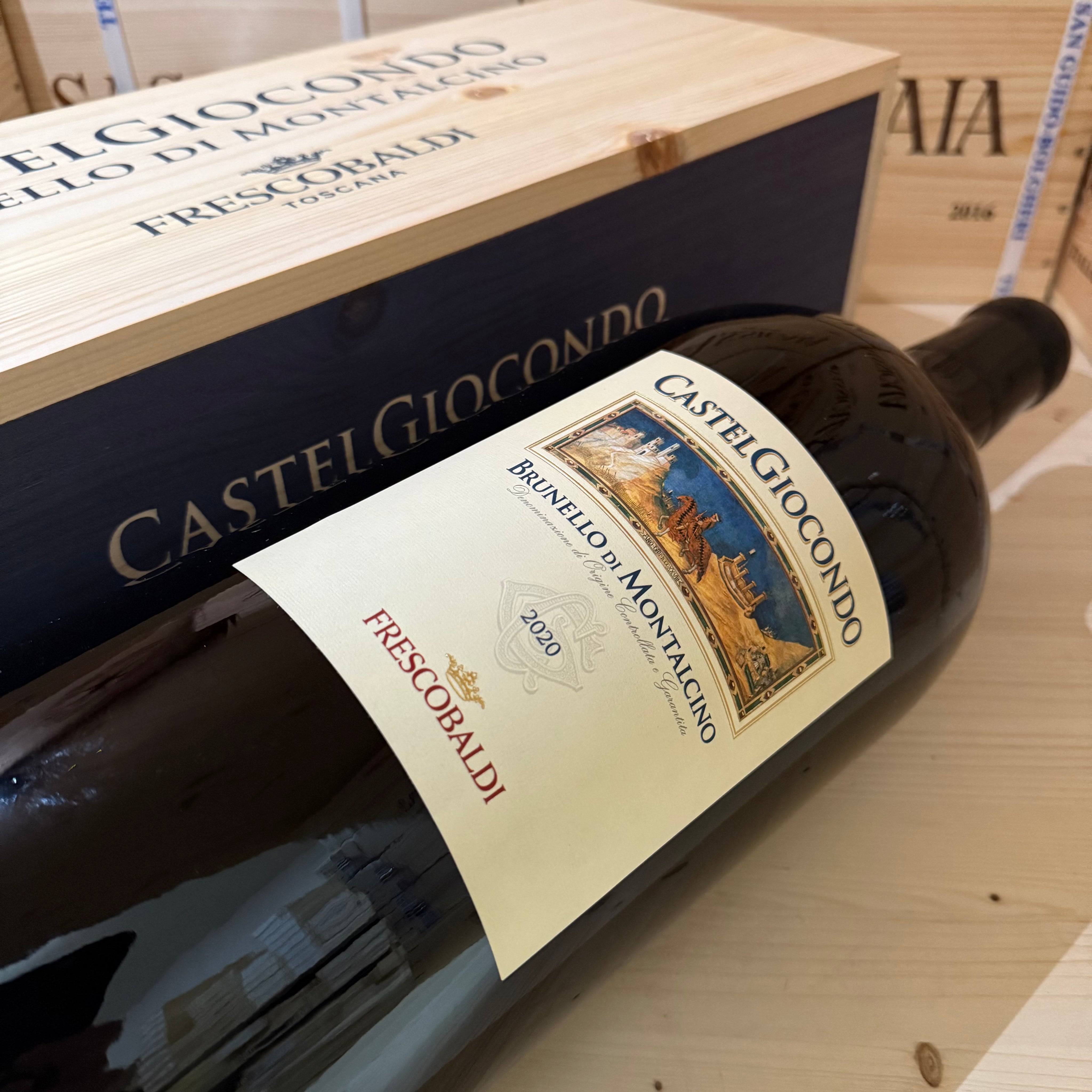 Brunello di Montalcino Castelgiocondo 2020 McKenzie Marchesi Frescobaldi - 5 Litri in Cassa Legno