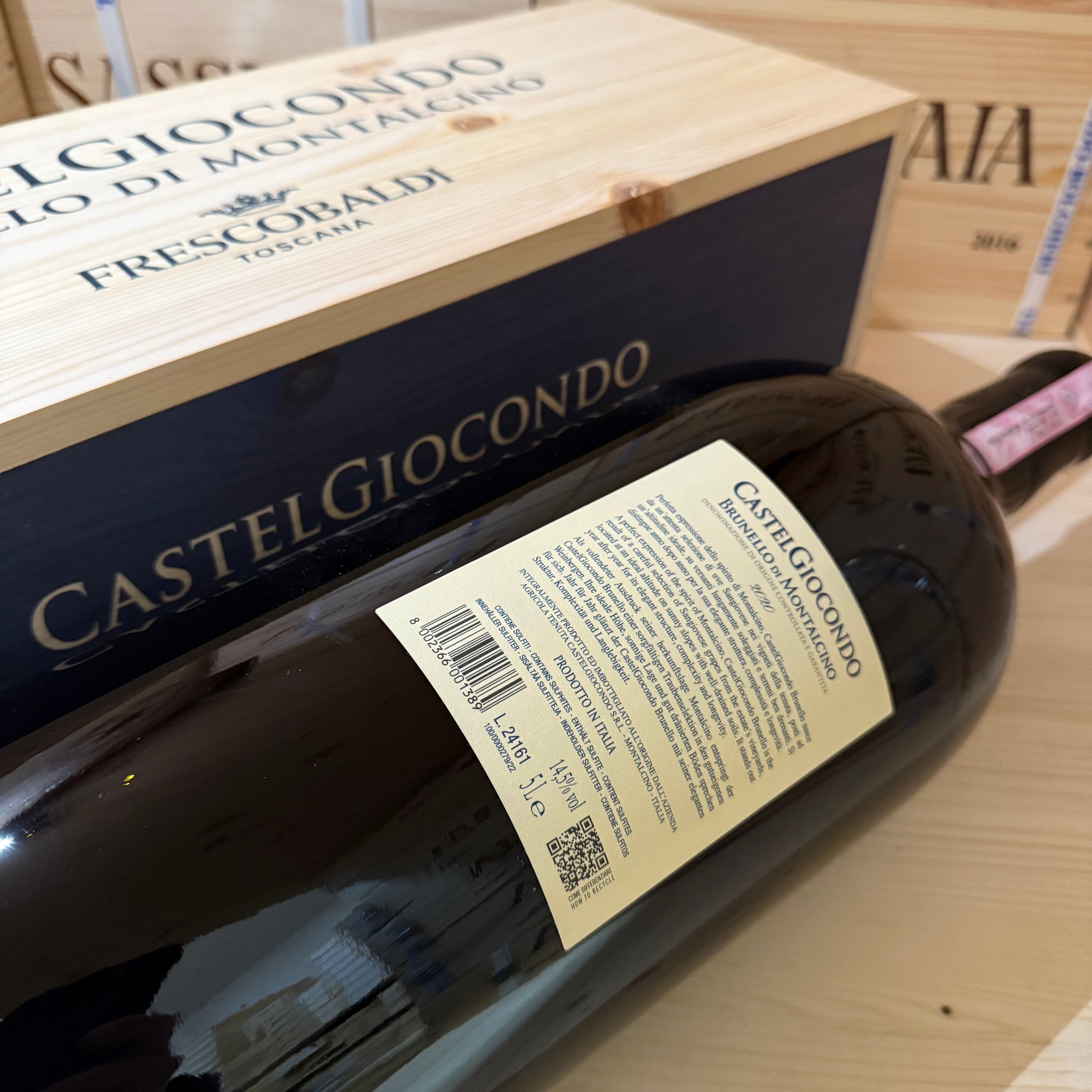 Brunello di Montalcino Castelgiocondo 2020 McKenzie Marchesi Frescobaldi - 5 Litri in Cassa Legno