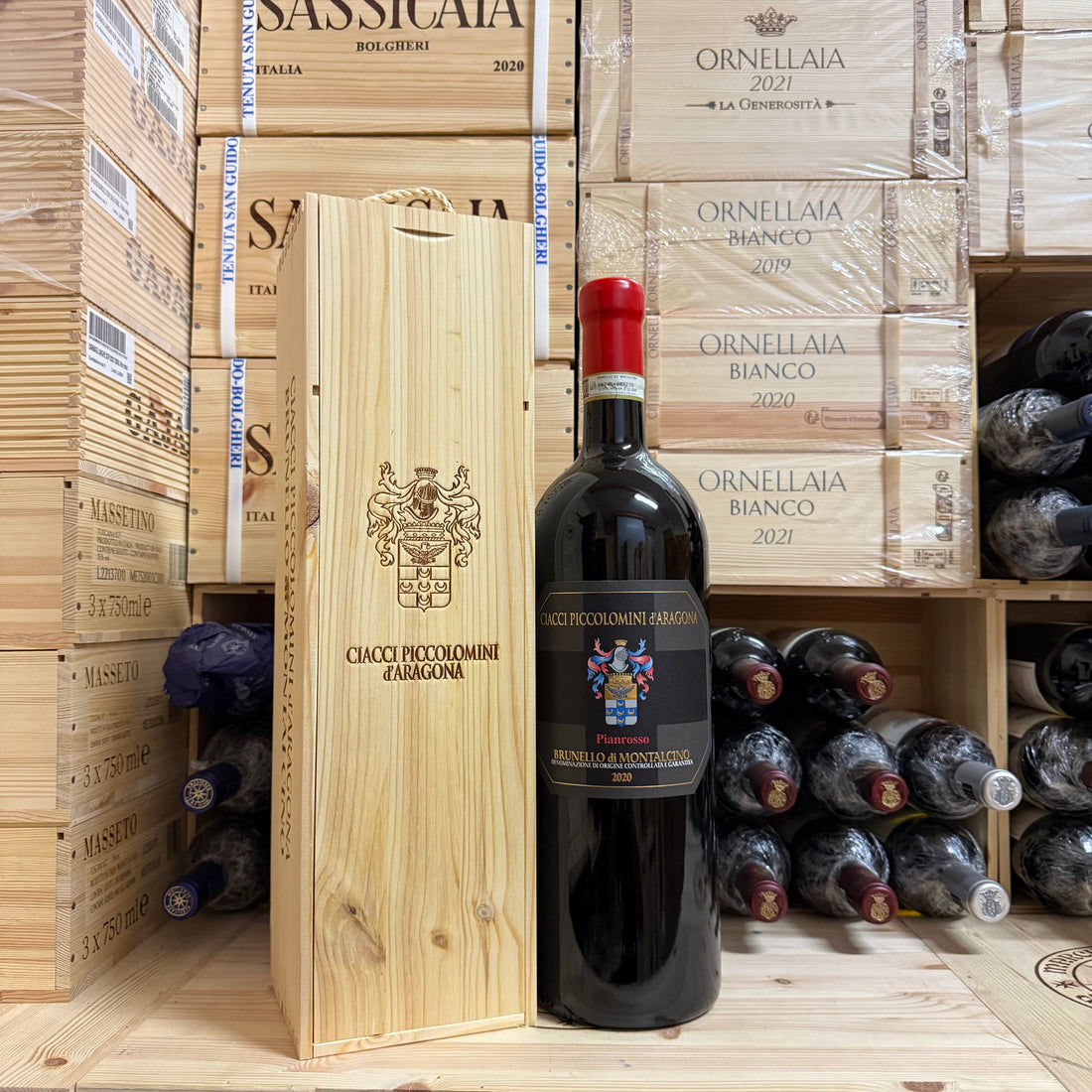 Brunello di Montalcino DOCG Pianrosso 2020 Jeroboam Ciacci Piccolomini d'Aragona - in Cassa Legno