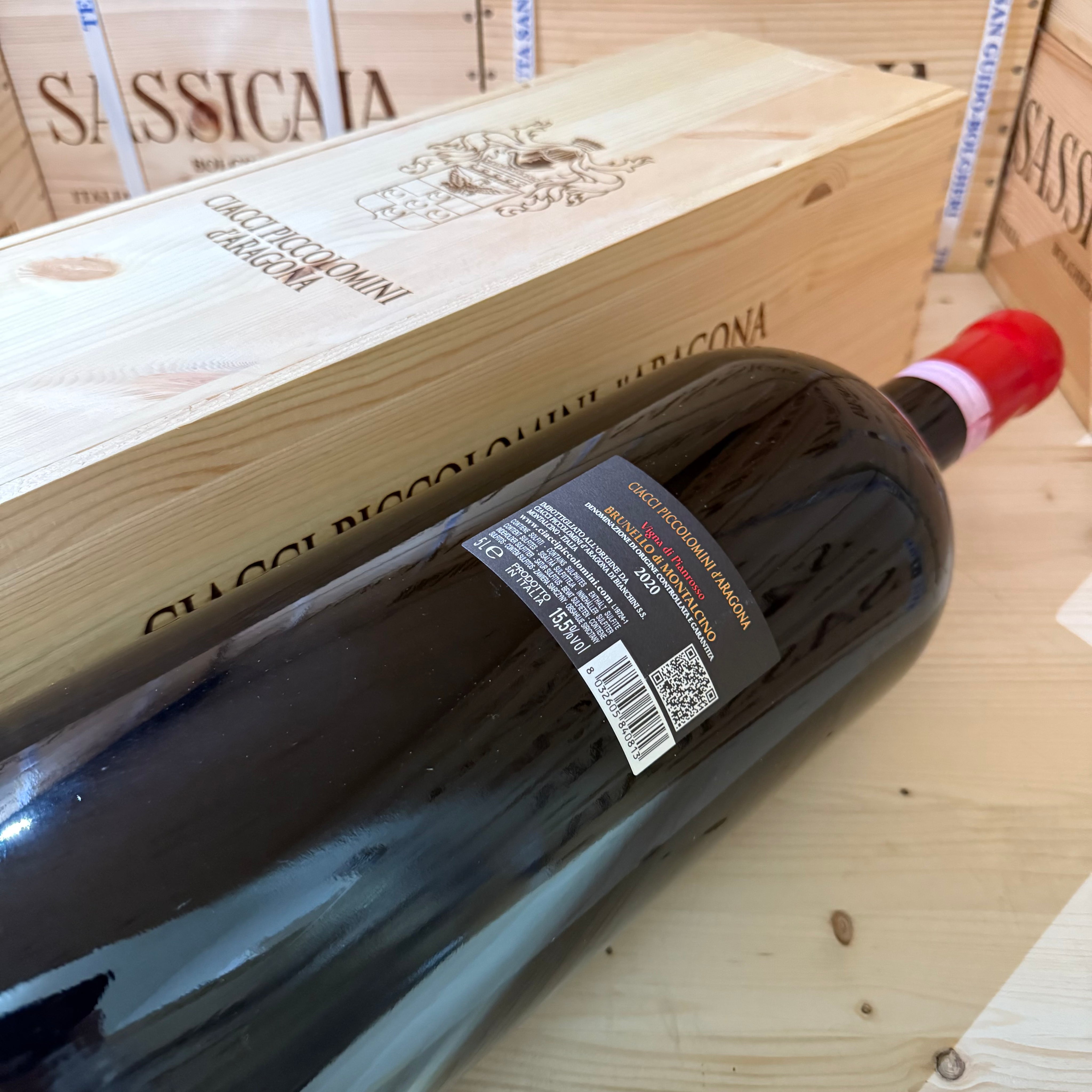 Brunello di Montalcino DOCG Pianrosso 2020 McKenzie 5 Litri Ciacci Piccolomini d'Aragona - in Cassa Legno