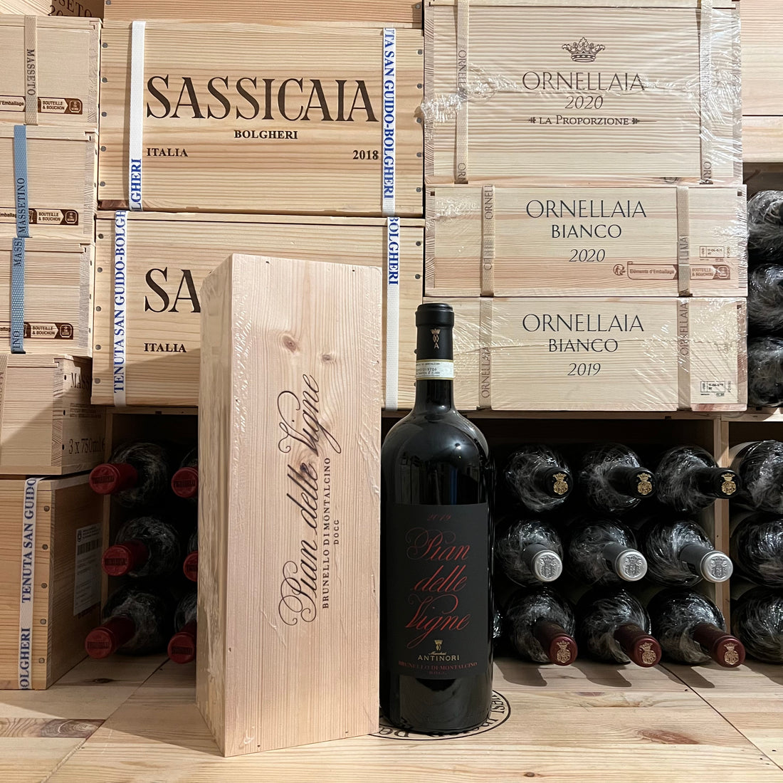 Brunello di Montalcino Pian delle Vigne 2019 Magnum Marchesi Antinori - In Cassa Legno