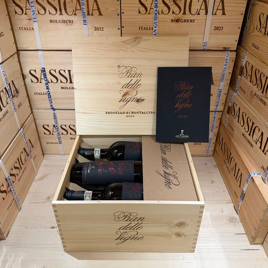 Brunello di Montalcino Pian delle Vigne 2021 Marchesi Antinori - Cassa Legno 6 Bottiglie