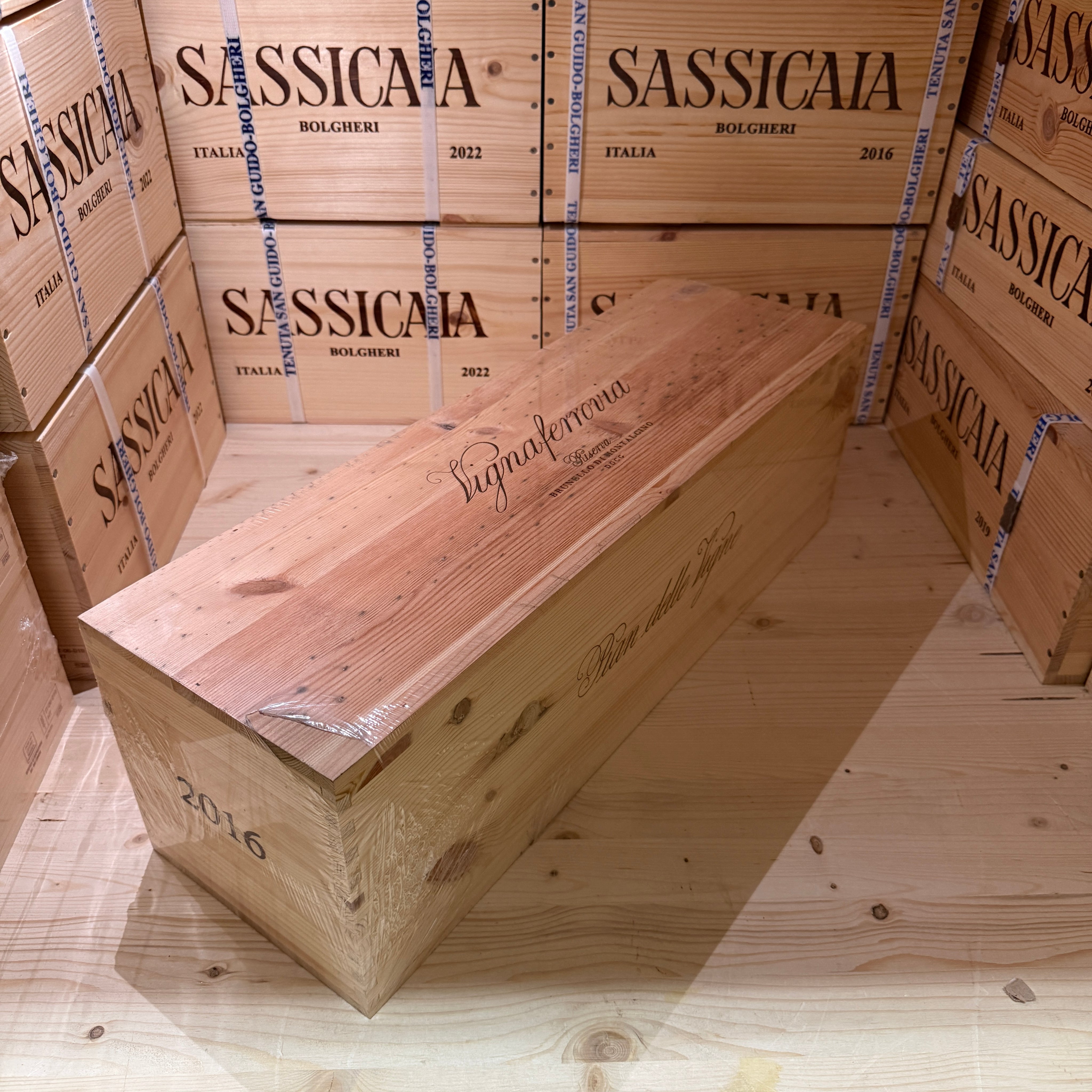 Brunello di Montalcino Riserva Pian delle Vigne Vignaferrovia 2016 McKenzie 5 Litri Marchesi Antinori - in Cassa Legno