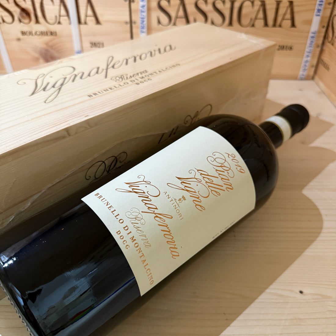 Brunello di Montalcino Riserva Pian delle Vigne Vignaferrovia 2019 Magnum Marchesi Antinori - in Cassa Legno