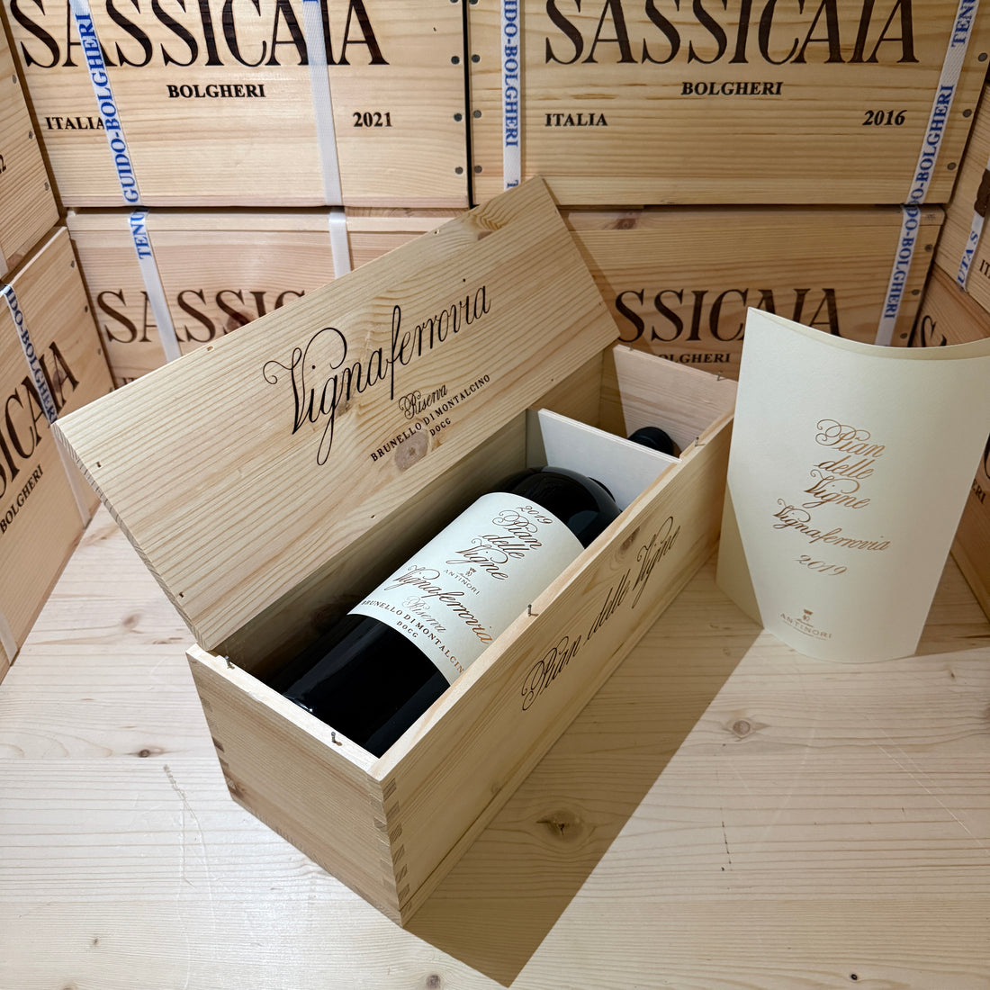Brunello di Montalcino Riserva Pian delle Vigne Vignaferrovia 2019 Magnum Marchesi Antinori - in Cassa Legno