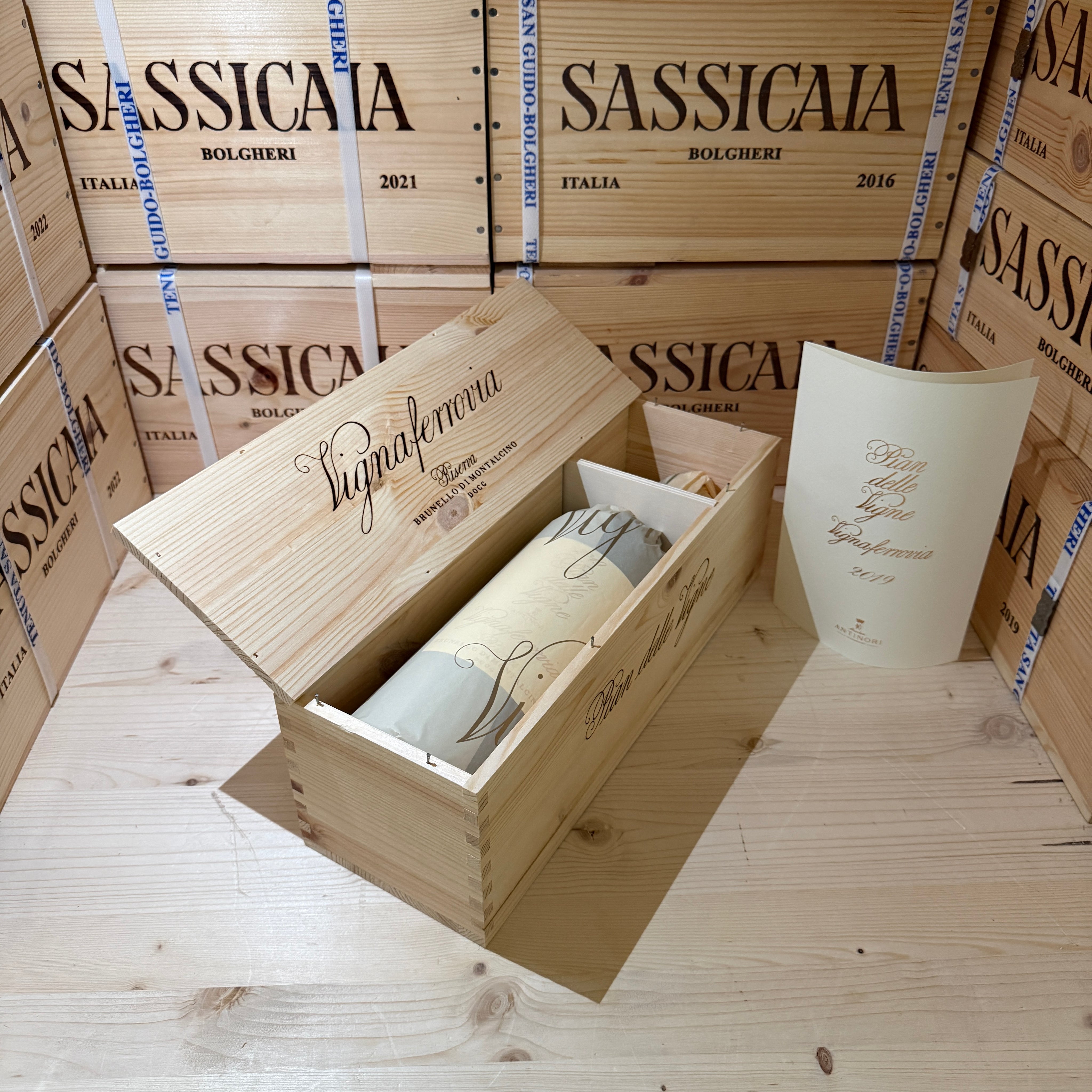 Brunello di Montalcino Riserva Pian delle Vigne Vignaferrovia 2019 Magnum Marchesi Antinori - in Cassa Legno