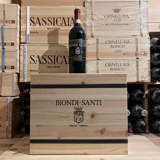 Brunello di Montalcino Tenuta Greppo 2018 Biondi Santi - Cassa Legno 6 Bottiglie