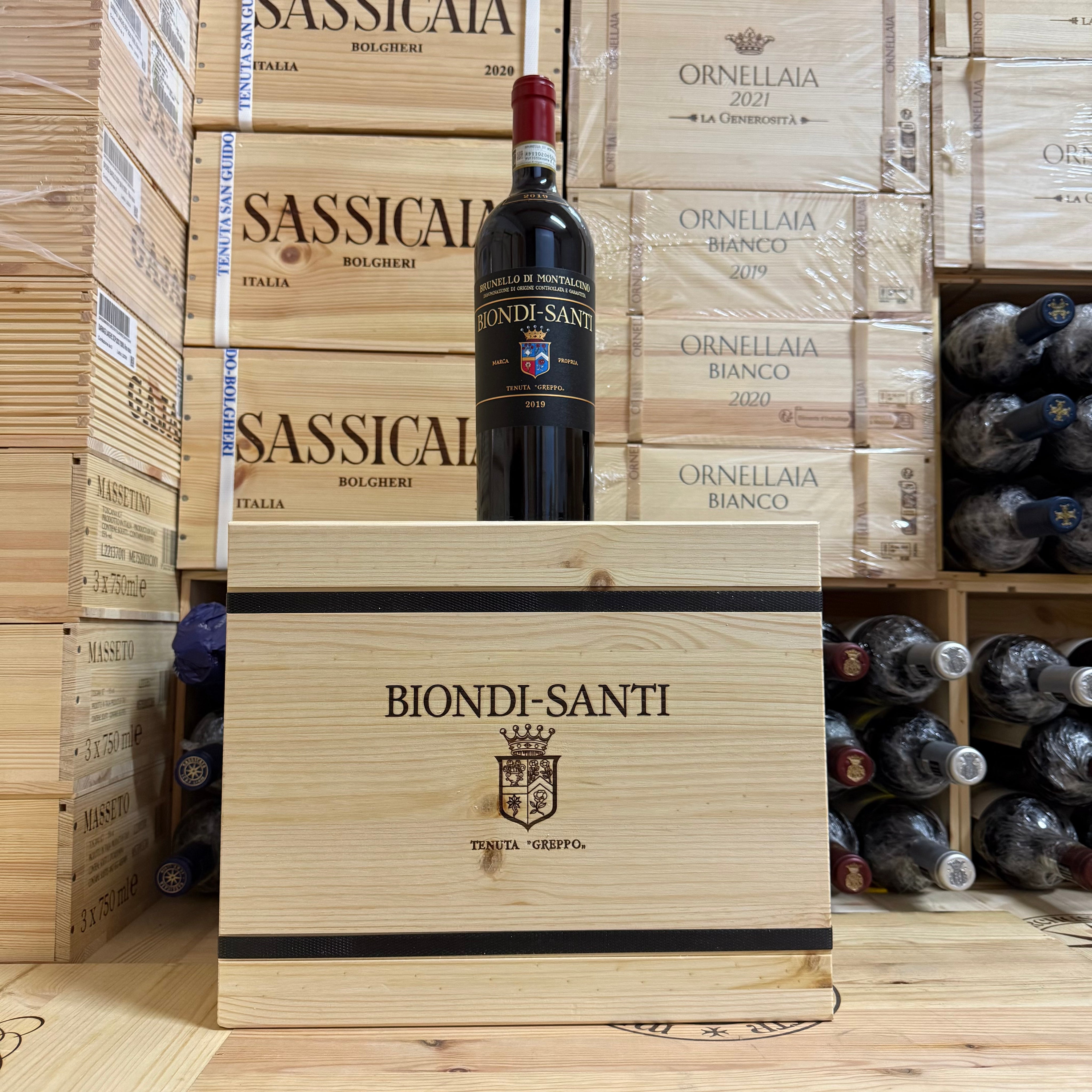 Brunello di Montalcino Tenuta Greppo 2019 Biondi Santi - Cassa Legno 6 Bottiglie