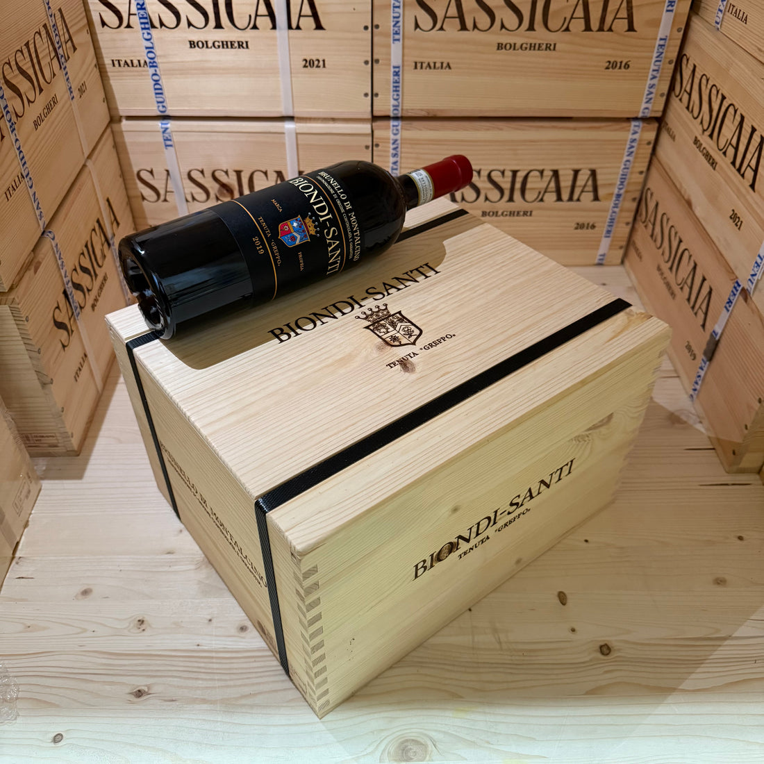 Brunello di Montalcino Tenuta Greppo 2019 Biondi Santi - Cassa Legno 6 Bottiglie
