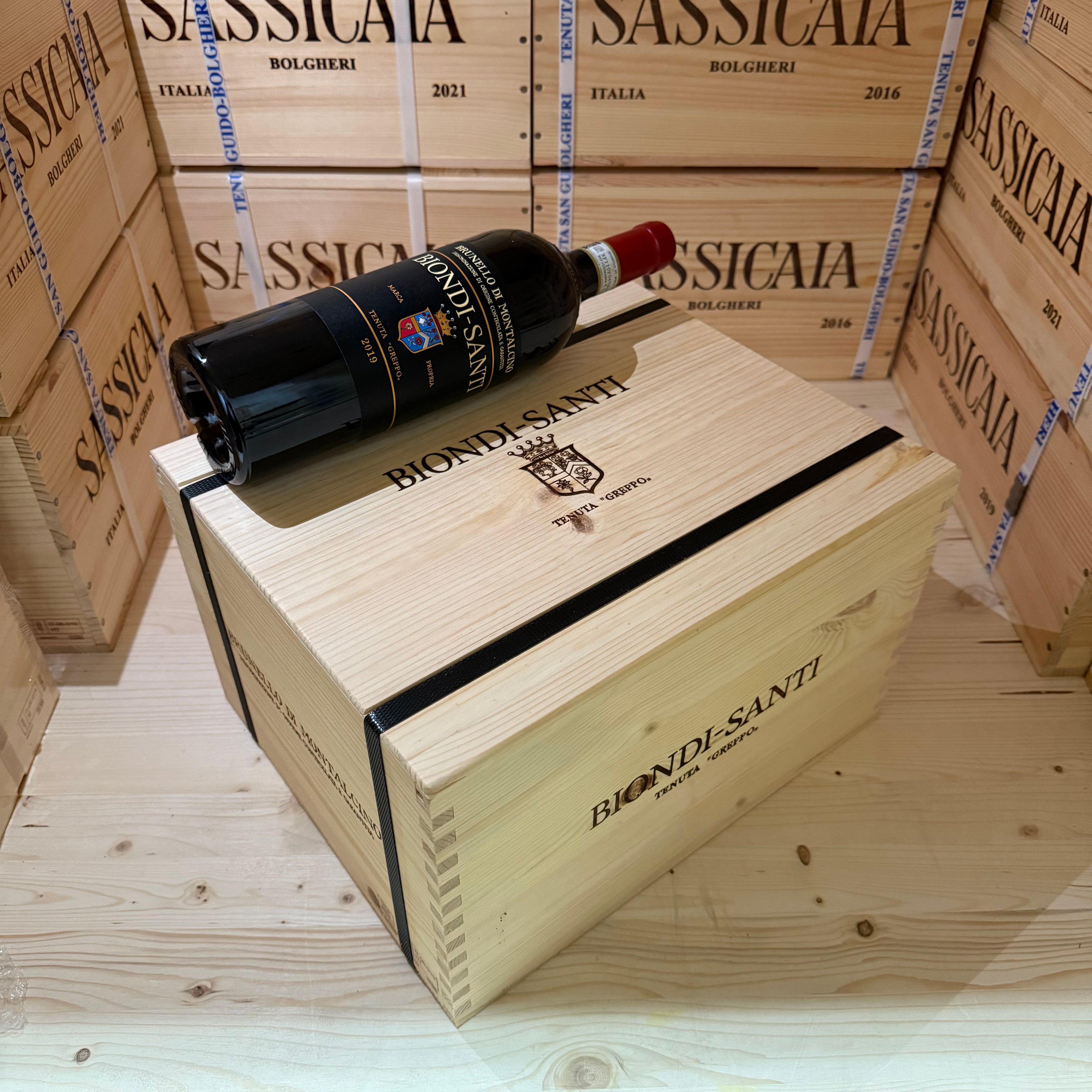 Brunello di Montalcino Tenuta Greppo 2019 Biondi Santi - Cassa Legno 6 Bottiglie