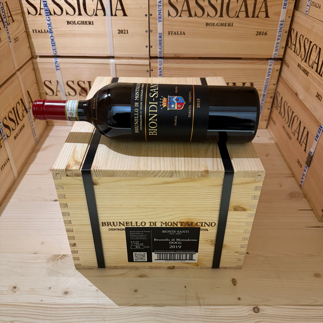 Brunello di Montalcino Tenuta Greppo 2019 Biondi Santi - Cassa Legno 6 Bottiglie