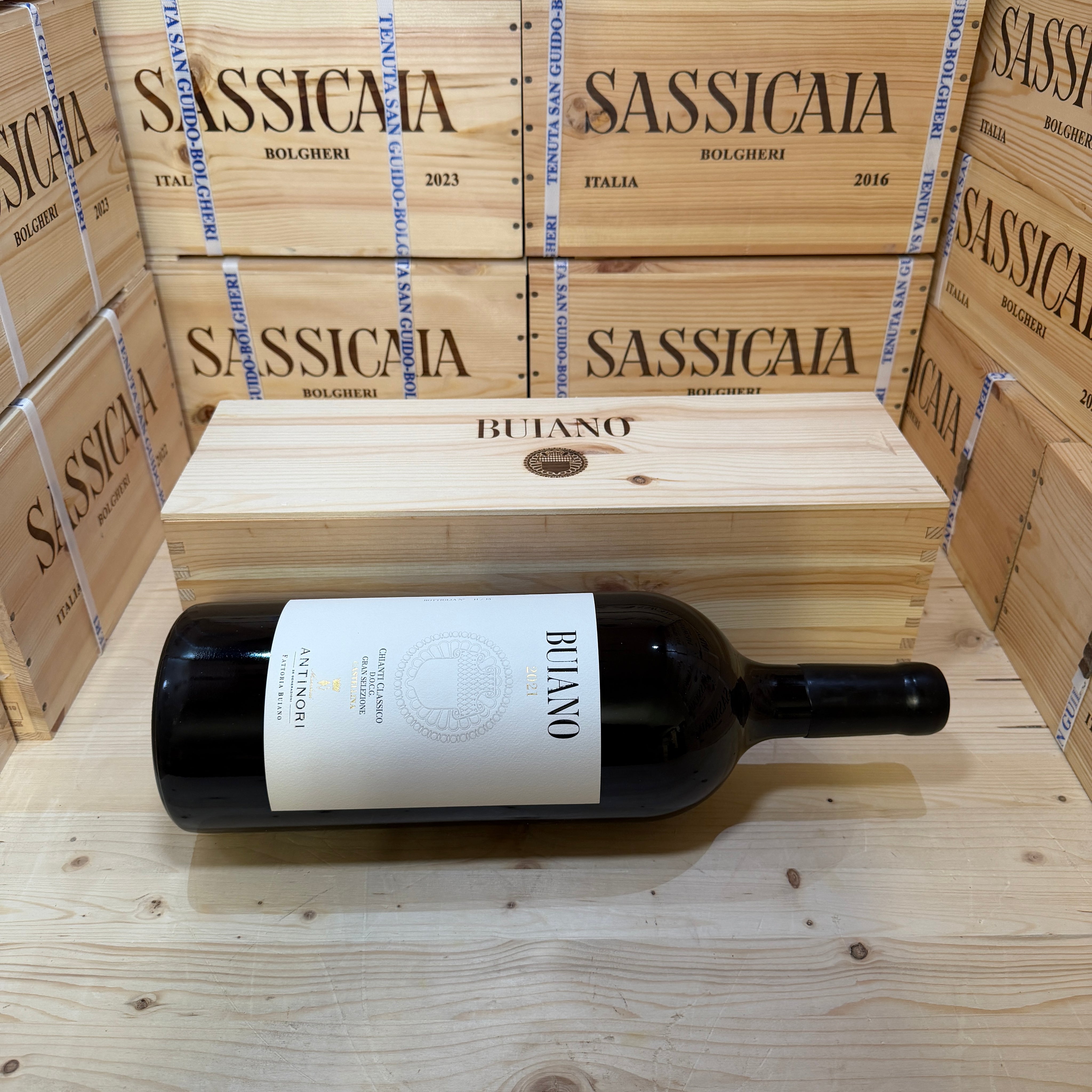 Buiano 2021 Jeroboam Chianti Classico Gran Selezione Castellina Marchesi Antinori - in Cassa Legno