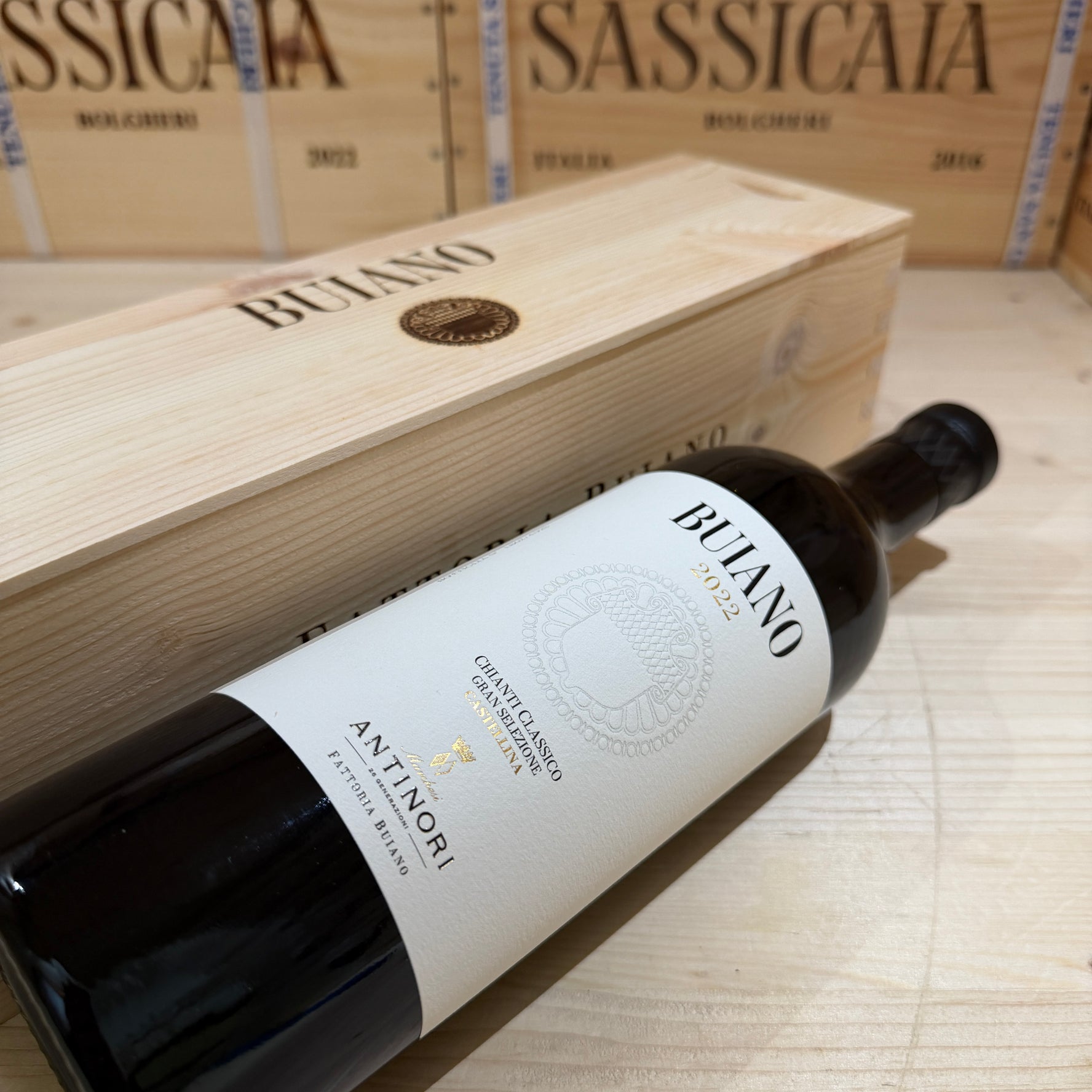 Buiano 2022 Chianti Classico Gran Selezione Castellina Marchesi Antinori - in Cassa Legno