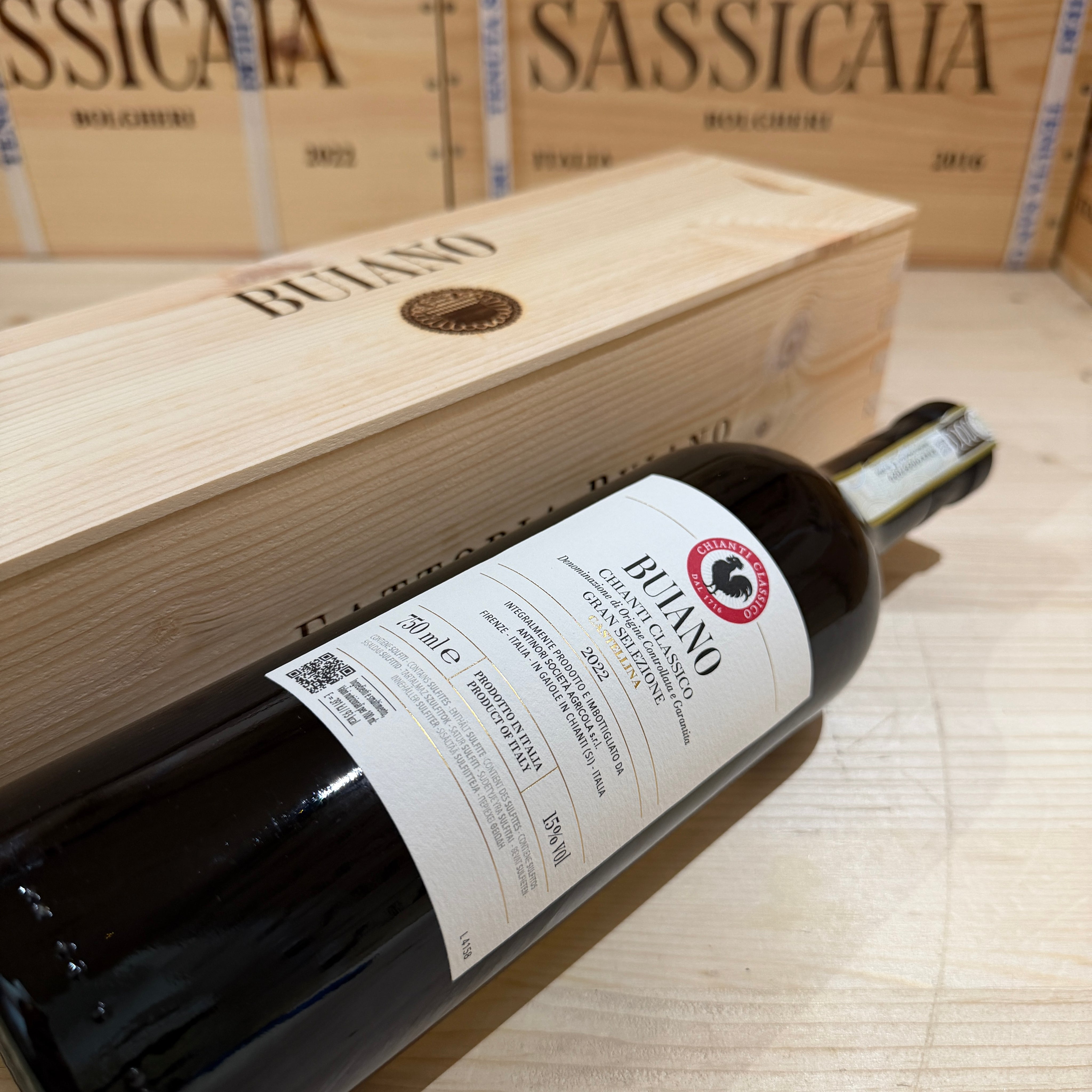 Buiano 2022 Chianti Classico Gran Selezione Castellina Marchesi Antinori - in Cassa Legno