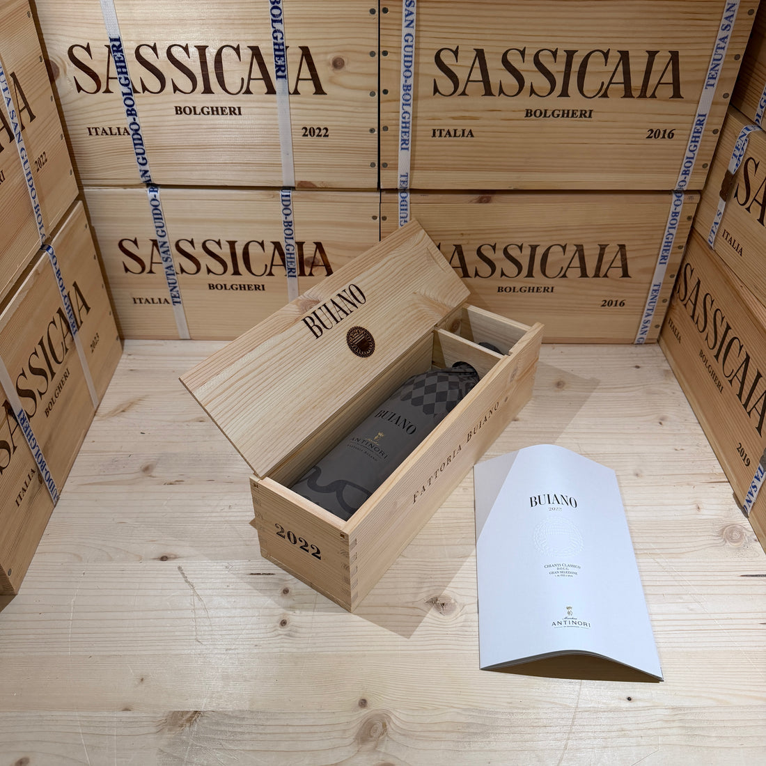 Buiano 2022 Chianti Classico Gran Selezione Castellina Marchesi Antinori - in Cassa Legno
