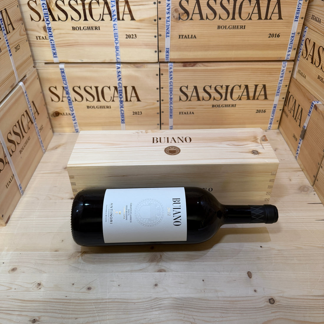 Buiano 2022 Magnum Chianti Classico Gran Selezione Castellina Marchesi Antinori - in Cassa Legno