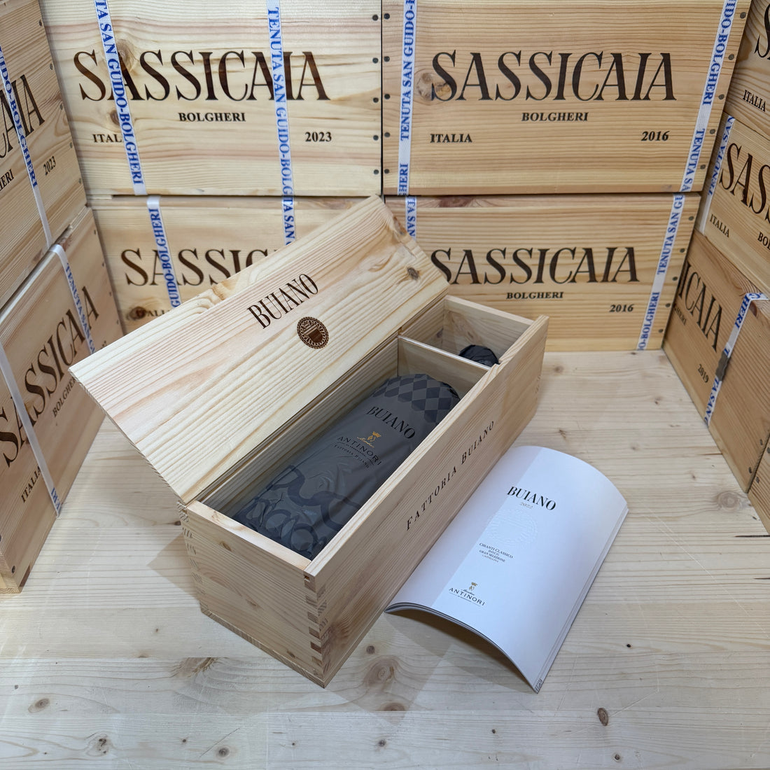 Buiano 2022 Magnum Chianti Classico Gran Selezione Castellina Marchesi Antinori - in Cassa Legno