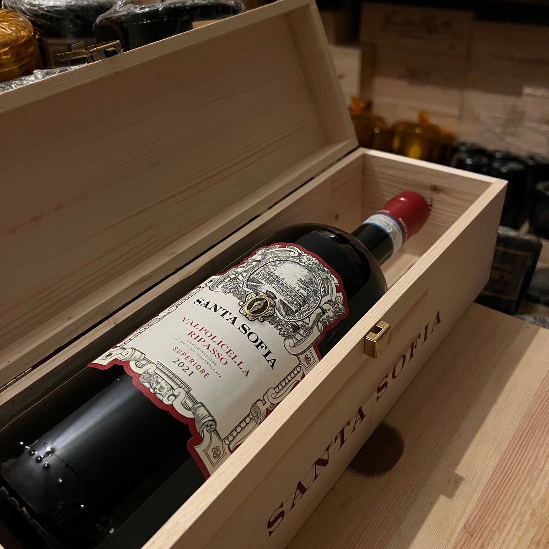 Santa Sofia Valpolicella Ripasso DOC Superiore 2021 Magnum - in Cassa Legno