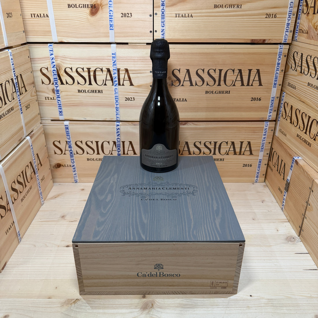Ca Del Bosco Annamaria Clementi 2017 Franciacorta DOCG - Cassa Legno 3 Bottiglie