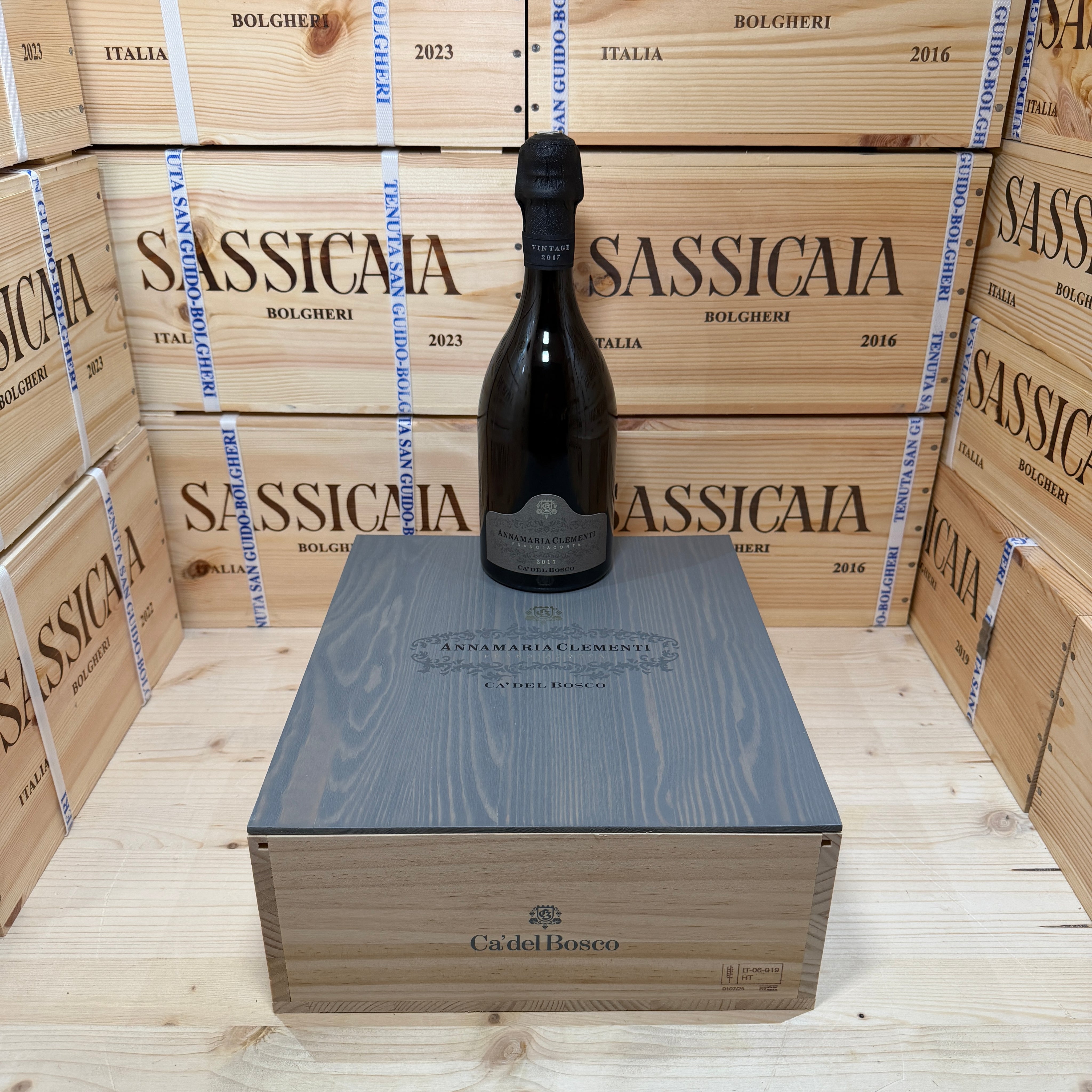 Ca Del Bosco Annamaria Clementi 2017 Franciacorta DOCG - Cassa Legno 3 Bottiglie