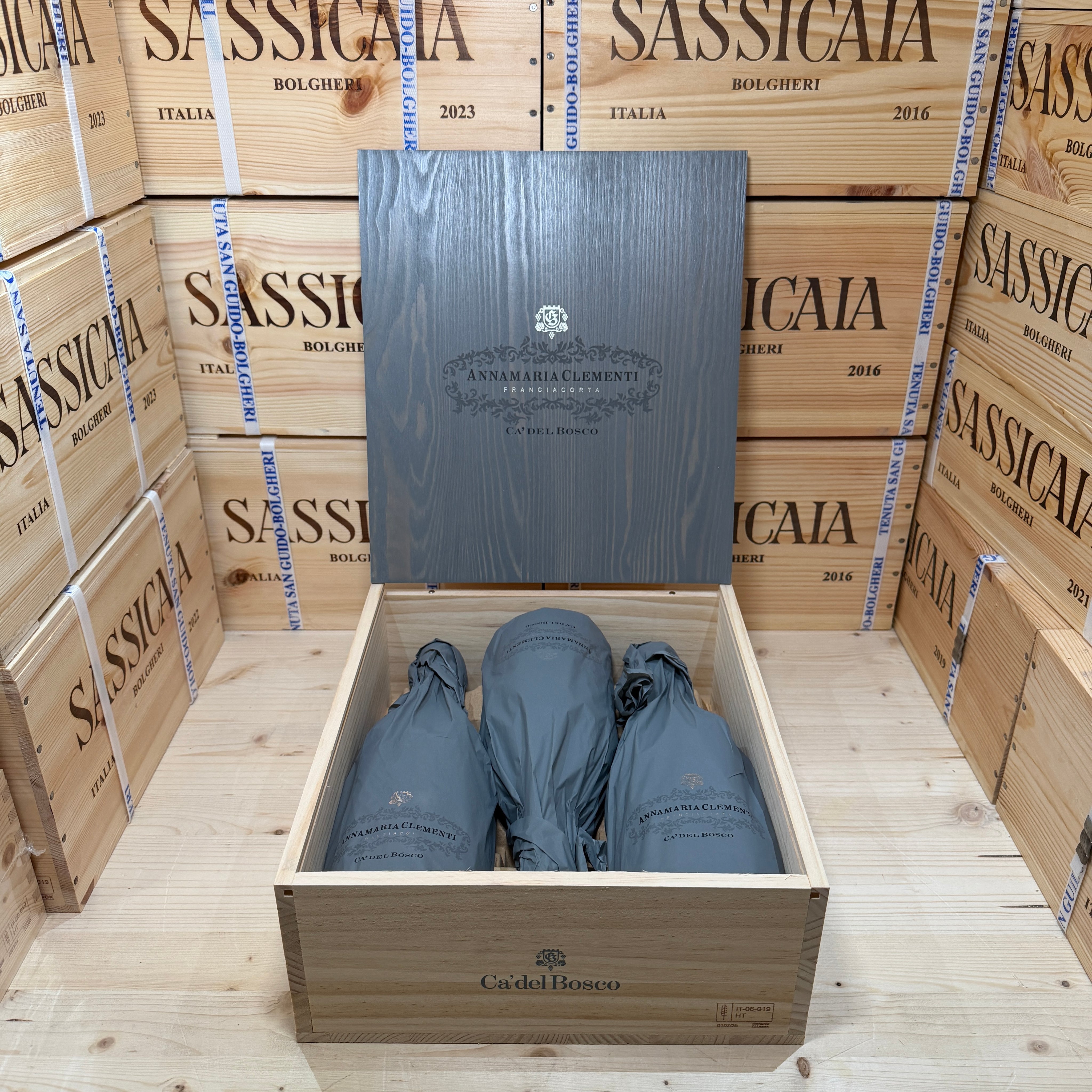 Ca Del Bosco Annamaria Clementi 2017 Franciacorta DOCG - Cassa Legno 3 Bottiglie
