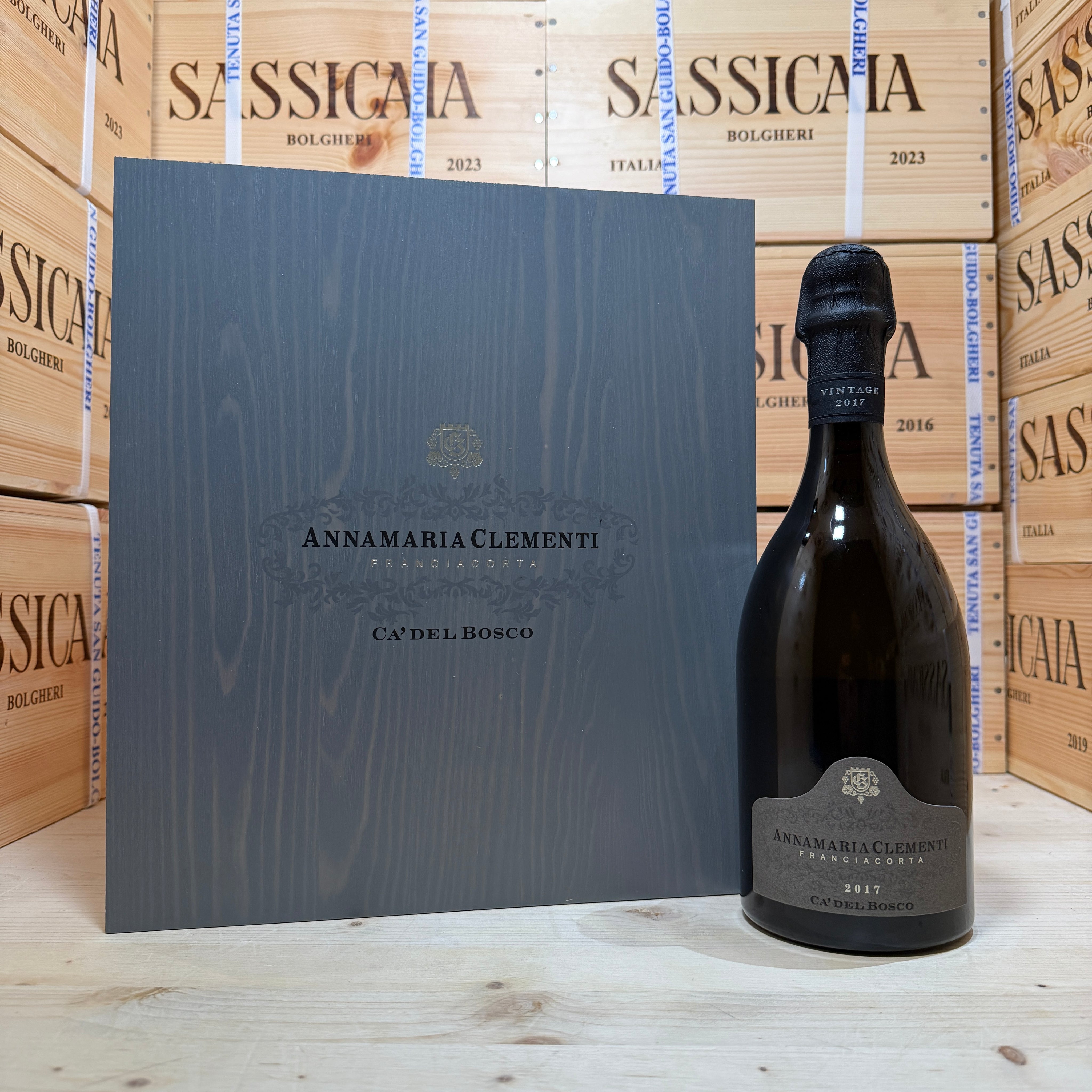 Ca Del Bosco Annamaria Clementi 2017 Franciacorta DOCG - Cassa Legno 6 Bottiglie