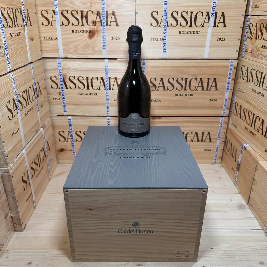 Ca Del Bosco Annamaria Clementi 2017 Franciacorta DOCG - Cassa Legno 6 Bottiglie