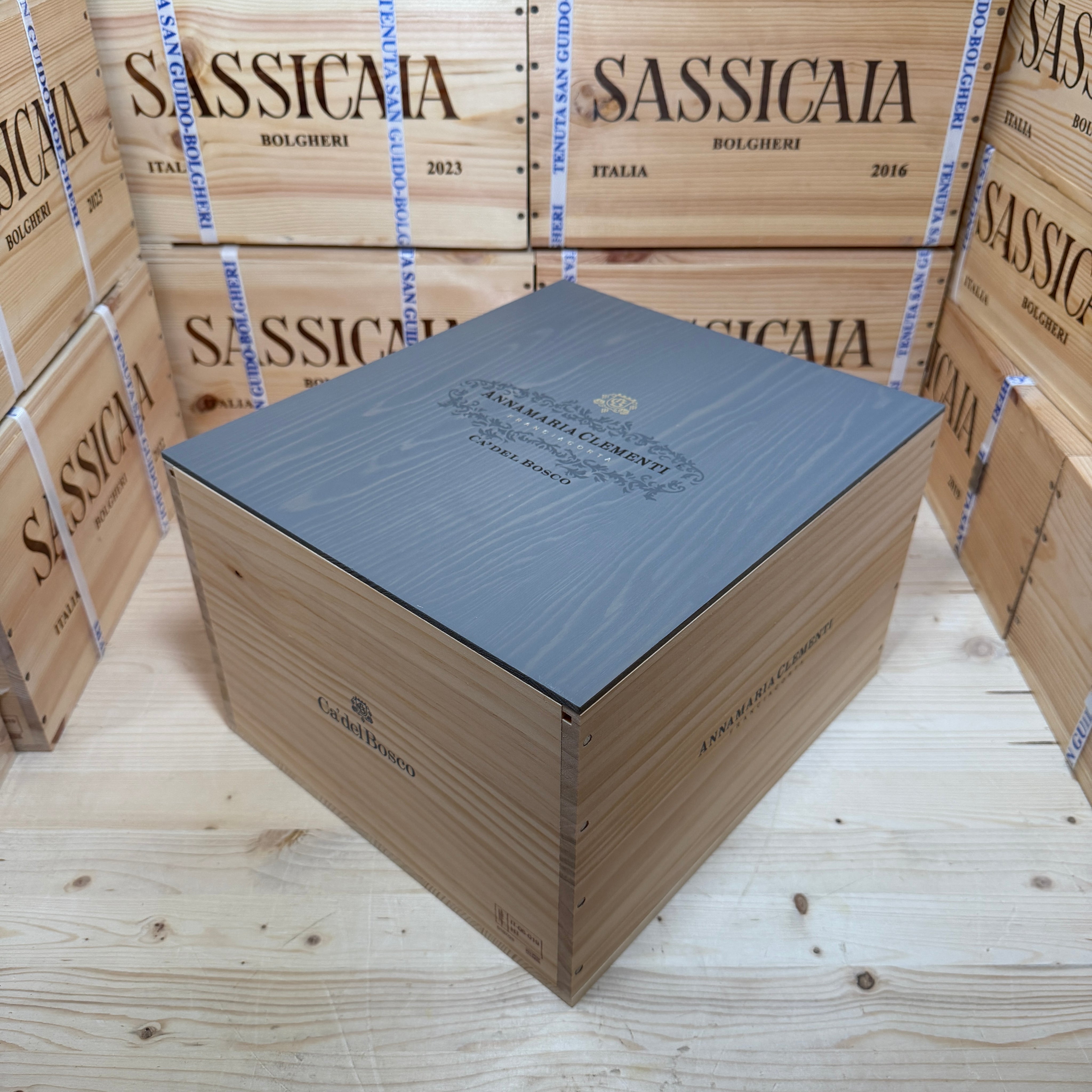 Ca Del Bosco Annamaria Clementi 2017 Franciacorta DOCG - Cassa Legno 6 Bottiglie