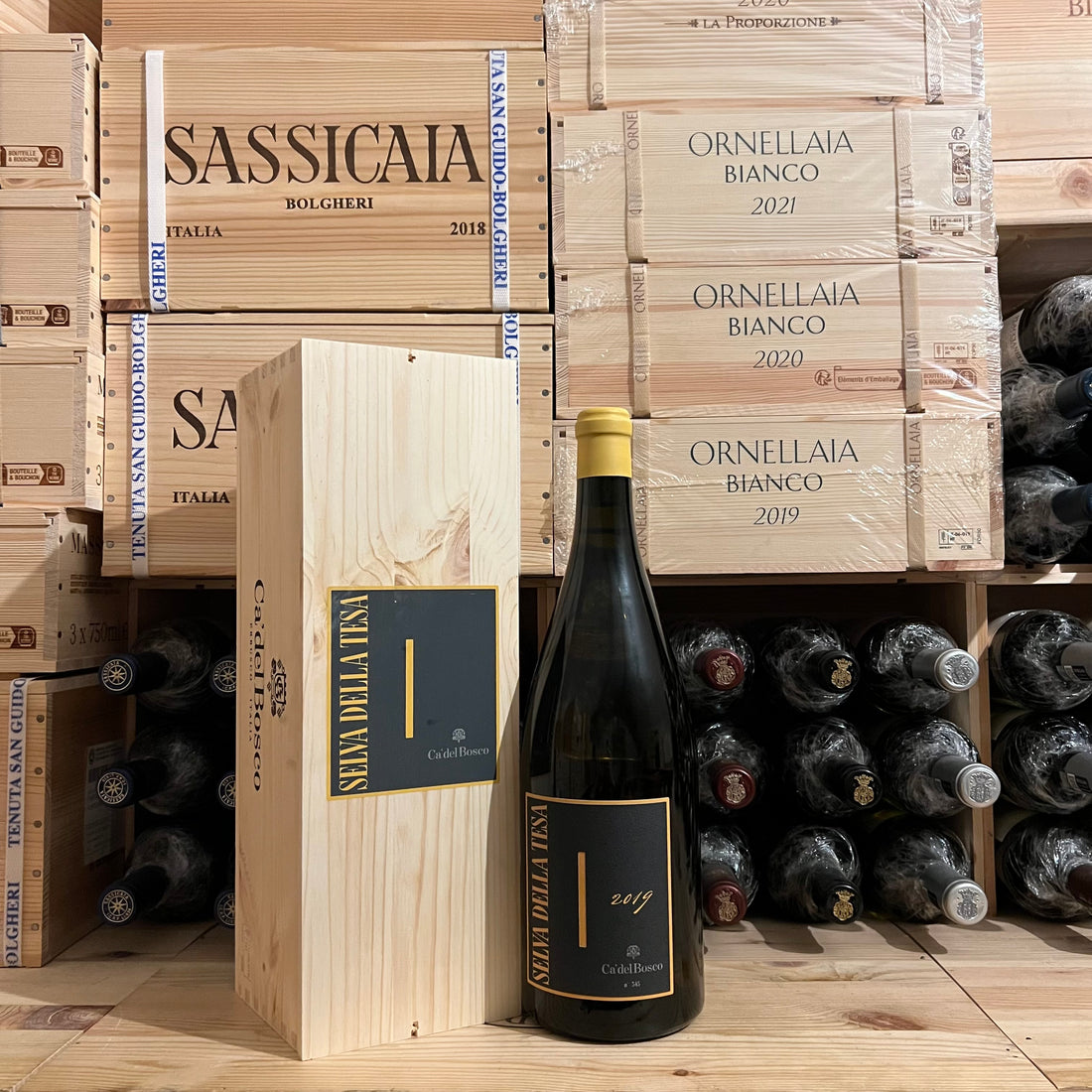 Ca Del Bosco Chardonnay Selva della Tesa 2019 Magnum - in Cassa Legno