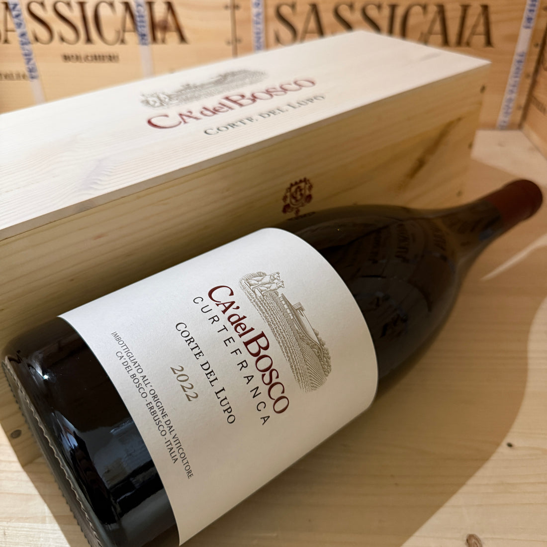 Ca Del Bosco Corte del Lupo Rosso 2022 Magnum - in Cassa Legno