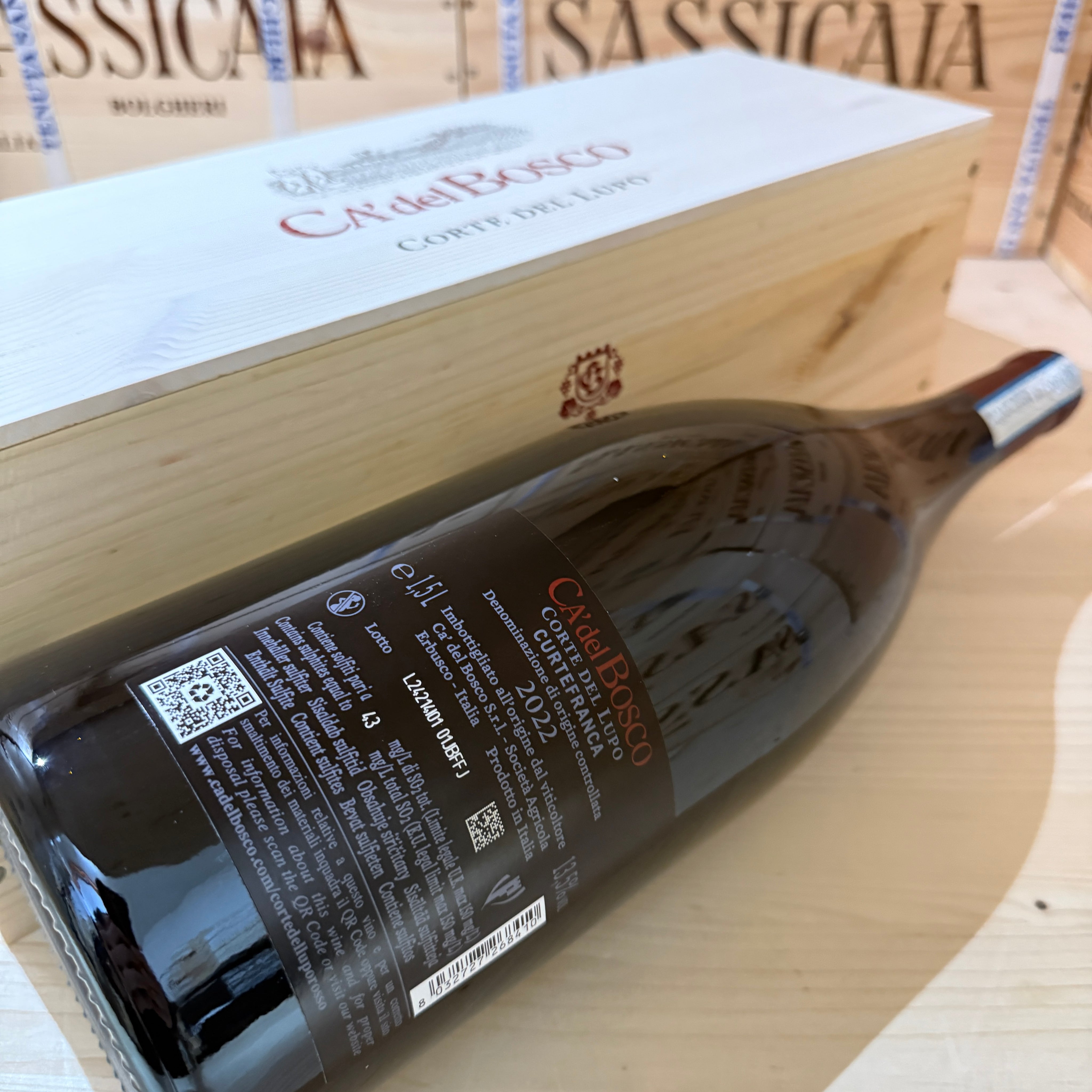 Ca Del Bosco Corte del Lupo Rosso 2022 Magnum - in Cassa Legno