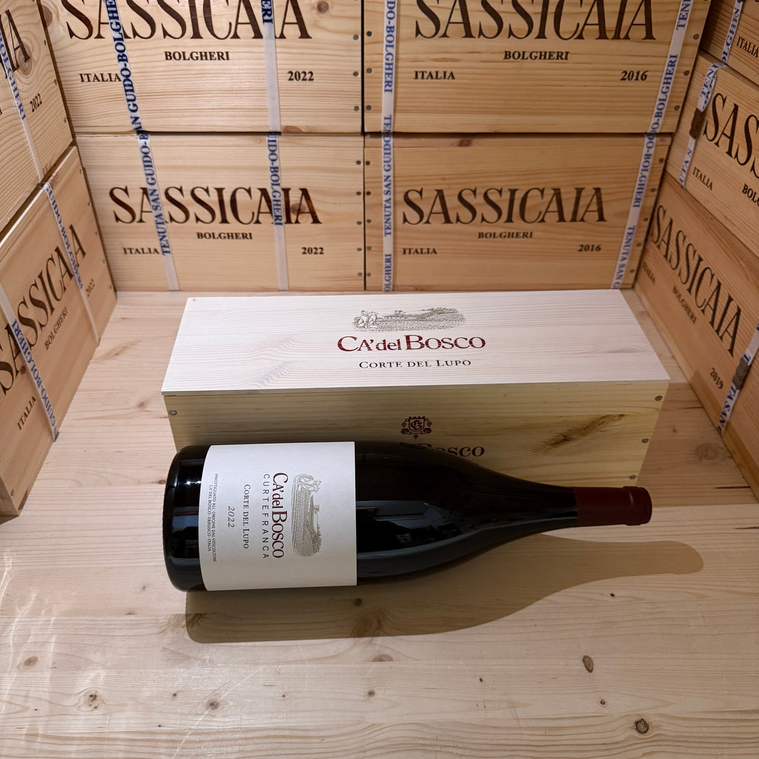 Ca Del Bosco Corte del Lupo Rosso 2022 Magnum - in Cassa Legno