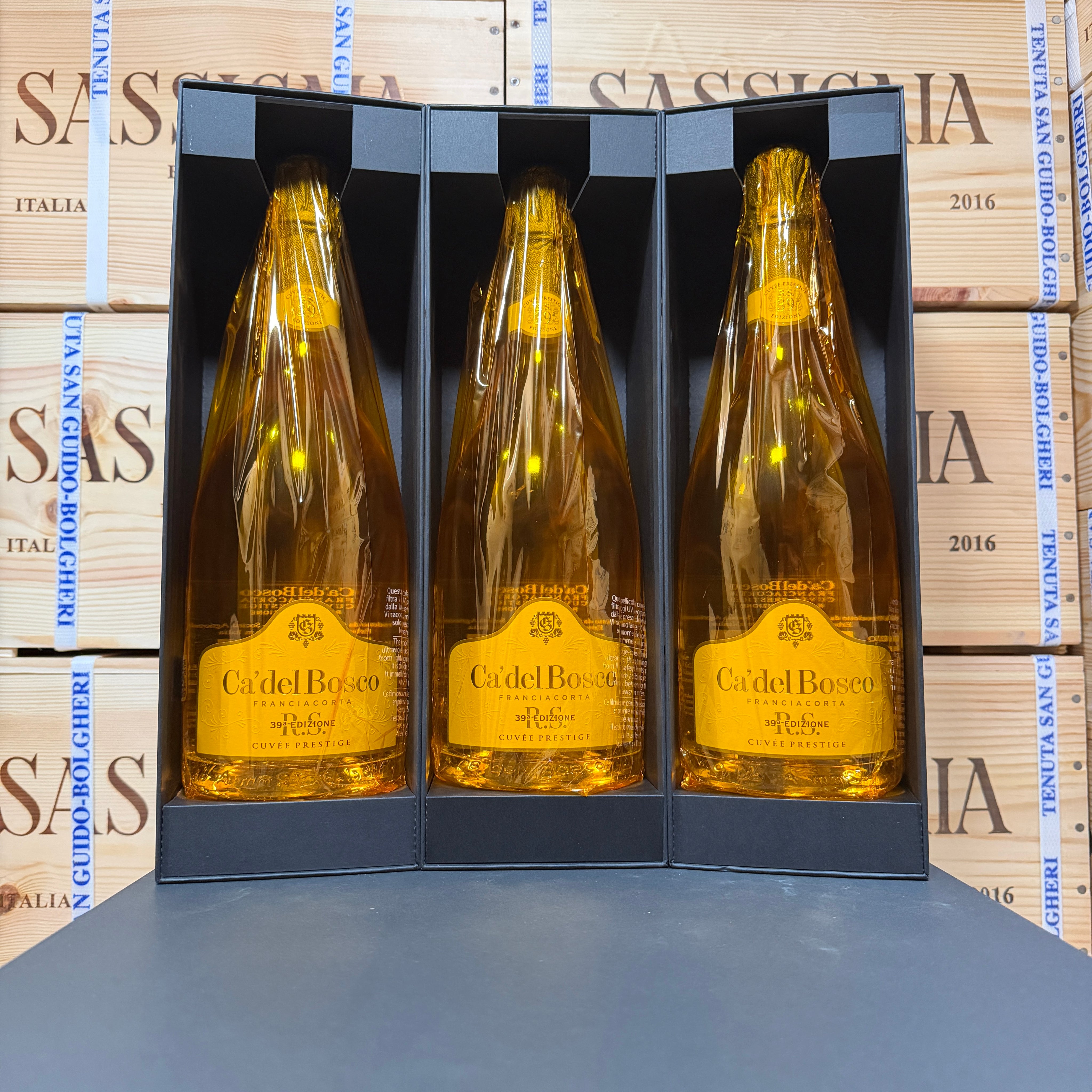 Ca Del Bosco Cuvee Prestige R.S. Edizione 39 - Cofanetto 3 Bottiglie