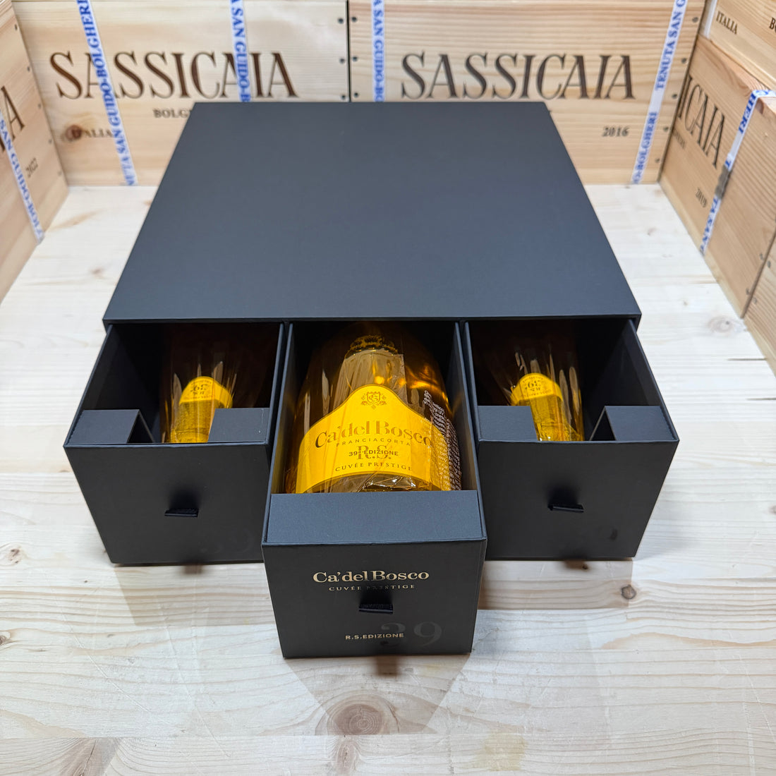 Ca Del Bosco Cuvee Prestige R.S. Edizione 39 - Cofanetto 3 Bottiglie