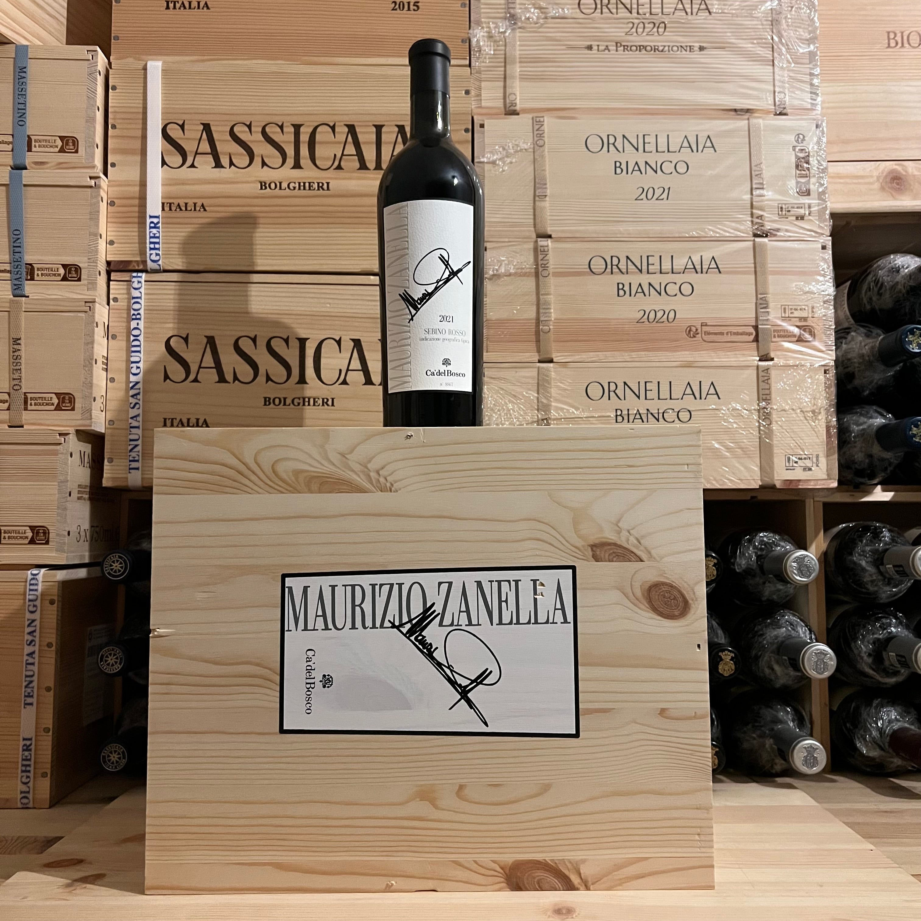 Ca Del Bosco Maurizio Zanella 2021 Sebino Rosso IGT - Cassa Legno 6 Bottiglie